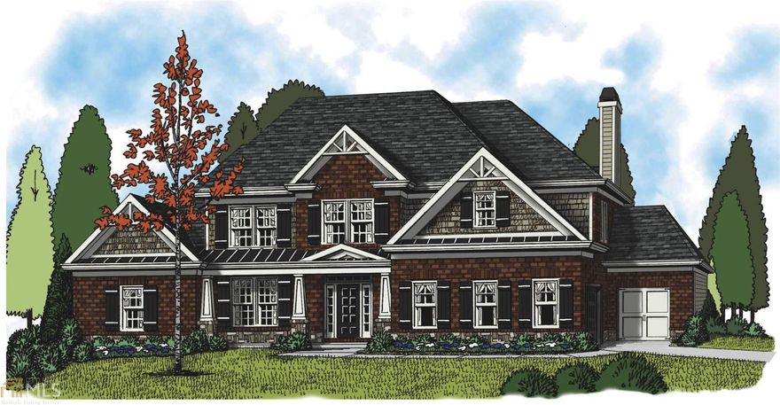 The Woodmont - This 5 bedroom, 4.5 bath home features a 2-story entry foyer, separate dining room, & laundry room on the main level. The spacious kitchen w/ a walk-in pantry, granite countertops, island, & breakfast area opens to the fireside family room w/ built-ins & hardwood floors. Also on the main level is the master suite w/ tray ceiling; the master bath offers separate vanities, corner garden tub, separate shower, upgraded tile, & enormous walk-in closet. There are 4 additional bedrooms, & 3 full baths on the 2nd level. This home also features a 4 car garage, on a beautiful corner lot. $3,000 Incentive with use of one of our Preferred lenders.