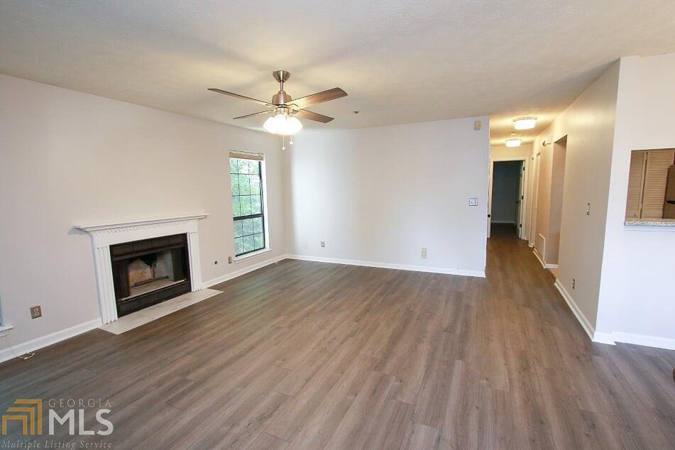 Newly renovated condominium in Stone Mountain! This 2 bedroom/2 bath unit comes with brand new stainless steel appliances, new flooring, fresh paint, new AC unit, new water heater, and granite counter tops. No detail was left untouched. HOA includes water, sewer, trash, swim/tennis, clubhouse, exterior maintenance and pest control. Perfect for first time home buyers and small families.