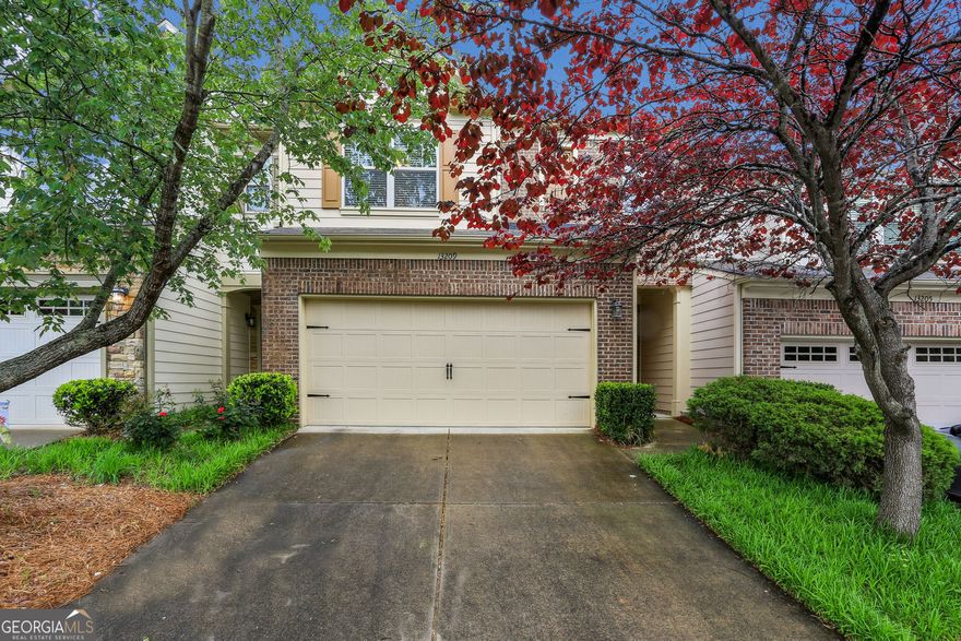 Welcome to Deerfield Landing, a well-maintained gated community in the heart of Alpharetta.     This move-in ready 3-bedroom, 2.5-bath townhome with a 2-car garage offers a smart layout and modern comforts. A covered front porch opens to a bright, two-story foyer and a spacious main level designed for everyday living and entertaining. The kitchen overlooks the family room, which features a gas fireplace and a wall of windows with views of the tree-lined backyard. The yard is partially fenced, with the option to fully encloseCoideal for pets or added privacy.     Upstairs, the primary suite features a double vanity, soaking tub, separate shower, and walk-in closet. Two additional bedrooms which share a full bath, and a large laundry room complete the upper level.     Community amenities include a pool, dog park, and a quiet, friendly atmosphere. Located close to top-rated schools, parks, shopping, and dining, with convenient access to GA 400.  A comfortable, low-maintenance home in a great location.     Your next chapter starts hereCowelcome home!