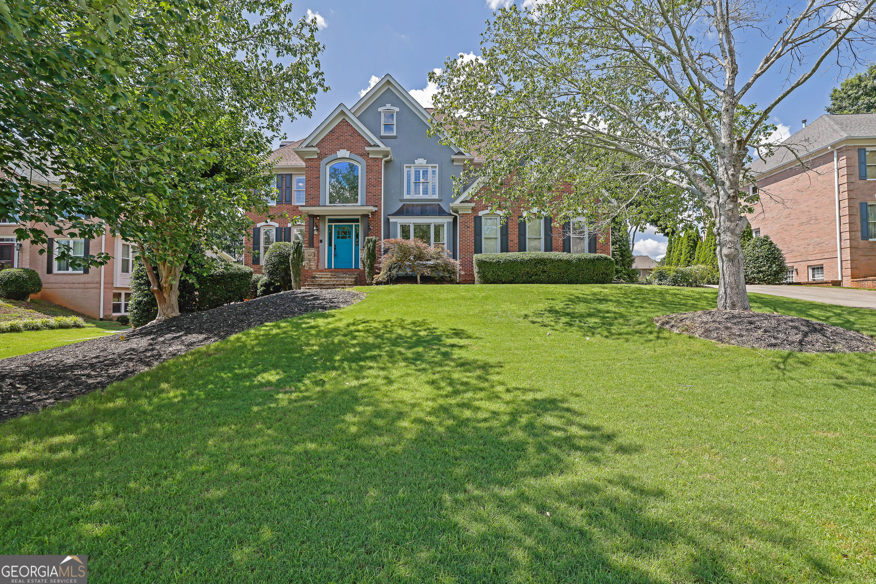Stunning 5-Bedroom, 5-Bath Home with Luxury Terrace Level & Outdoor Oasis. Located in the popular Polo Golf and Country Club with award winning schools. Welcome to this expansive and beautifully appointed 5-bedroom, 5-bathroom home, perfectly designed for comfort, entertaining, and luxury living. Talk about move in ready. Just painted interior, main floors refinished and new carpet upstairs and on terrace level. . Situated on a finished terrace level, this residence offers a wealth of features that elevate everyday life.The terrace level is a true retreat, boasting a spacious family room, custom wet bar, game room, temperature-controlled wine cellar, and a full bath-plus plenty of unfinished space with a side walkout for storage or future expansion. Upstairs, the oversized primary suite is a true sanctuary with its separate sitting room and cozy fireplace. The spa-inspired ensuite bath includes dual vanities, a freestanding soaking tub, a tiled shower, and a massive walk-in closet with a custom closet system. Three additional generously sized bedrooms include one with a private bath, while the other two share a true Jack and Jill bathroom. A main-level bedroom with a full bath is ideal for guests or a private office. The main floor features a two-story entry, a large formal living room, and a dining room that comfortably seats 12+. The open floorplan connects seamlessly to the chef's kitchen, complete with stone counters, stainless steel appliances, built-in bookshelves, and a kitchen dining bar overlooking a bay-window breakfast area.Relax in the spacious family room with a striking stone fireplace, or step out to the screened porch, upgraded with Trex decking, perfect for year-round enjoyment.Out back,walk down the lighted few steps to the Pebble Tec pool. It is the centerpiece of a beautiful level yard that also features a firepit-ideal for gathering under the stars. The seller's improvements include a tankless water heater, two newer HVAC's less than 3 years old, a gorgeous screened in trex game porch, outside trex decking, and the entire exterior was repainted 2 years ago.