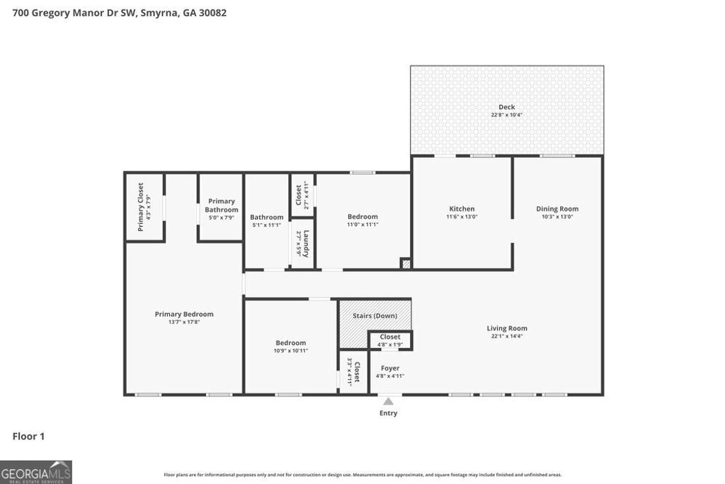 Photo of 700 Gregory Manor Drive SW, Smyrna, GA 30082 (MLS # 10706453)