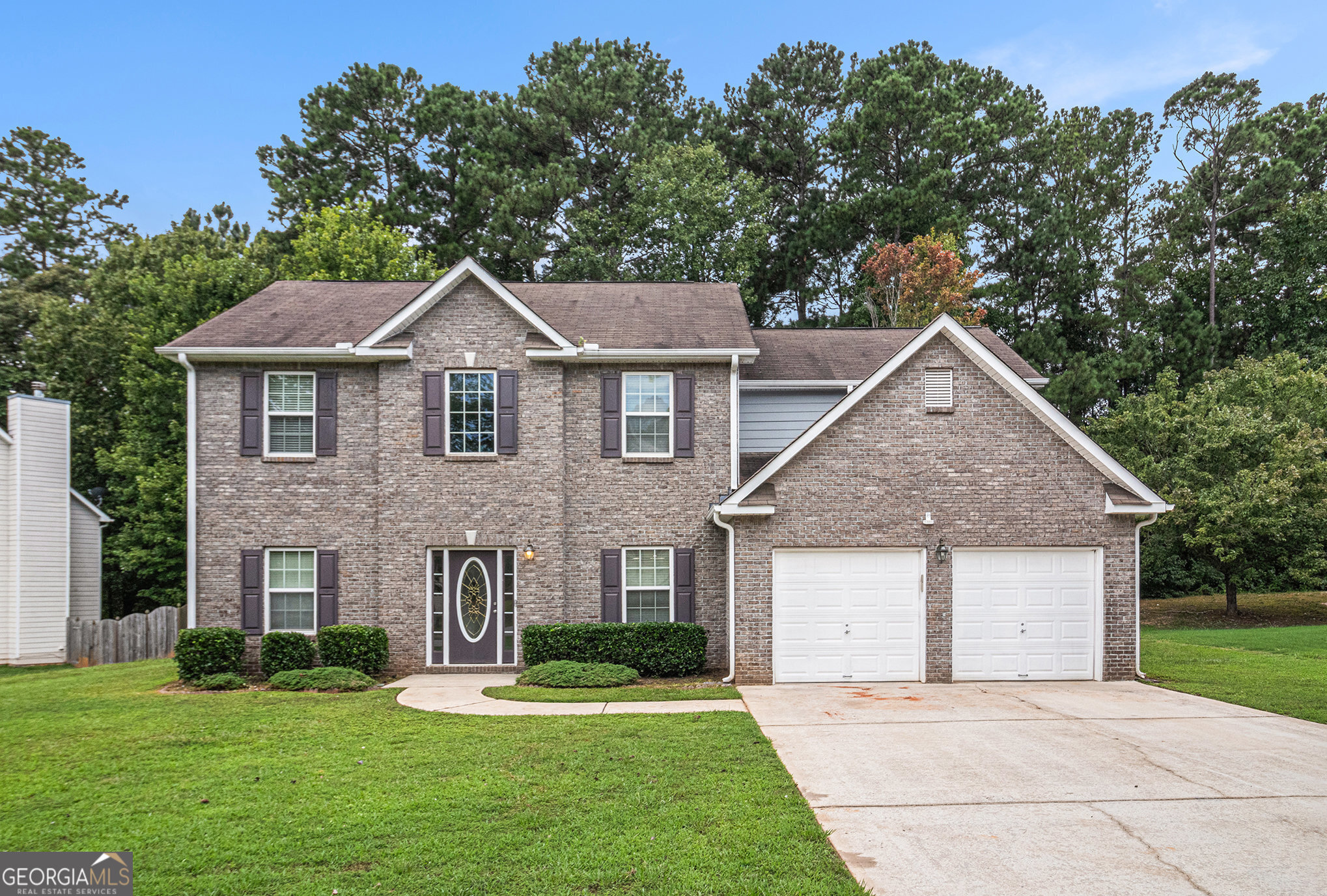 Modern Elegance in Fears Mill! Beautiful 4BR/2.5BA home in sought-after Fears Mill Subdivision, Hampton. Arched doorways welcome you into the formal dining and living rooms, flowing into the keeping room with a cozy fireplace and open kitchen featuring a prep island, black appliances, and gas range. Main-level half bath for added convenience. Upstairs, the oversized Owner's Suite offers dual sinks, soaking tub, shower, and walk-in closet. Three more bedrooms and upstairs laundry complete the level. Fresh interior paint, new carpet, and loads of natural light. Enjoy community pool, playground, and tennis courts, plus shopping and dining at Tanger Outlet just minutes away!