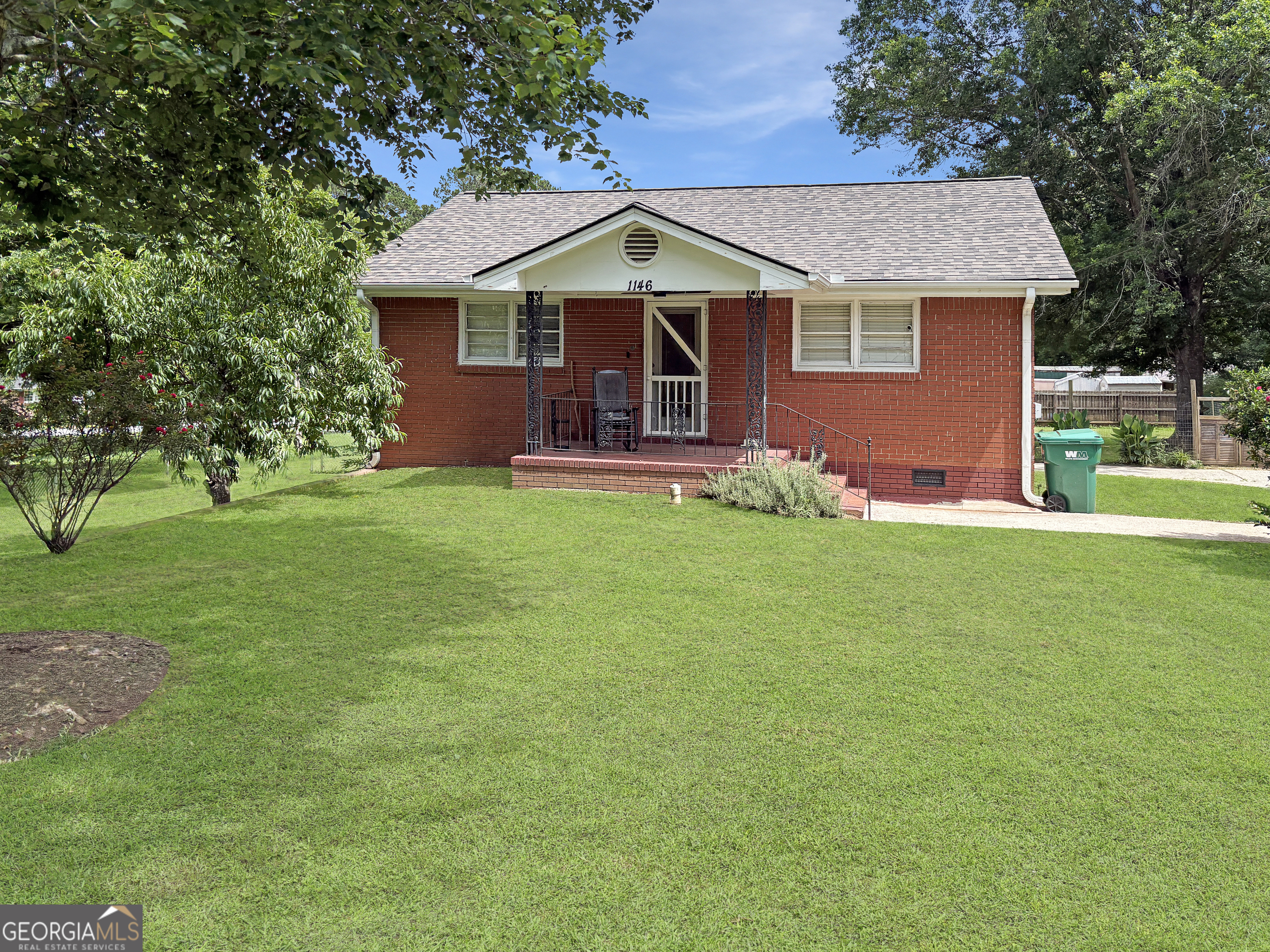 Charming Home in a Prime Location! Welcome to 1146 Nelson Street - a well-maintained home offering comfort, convenience, and charm! Featuring a new roof and hot water heater both less than a year old, this property is move-in ready and ideal for anyone looking for peace of mind and some updates. Step into the inviting country-style kitchen, perfect for home-cooked meals and family gatherings. The master bedroom opens directly to the back porch, creating a relaxing retreat with easy outdoor access. Enjoy the privacy of a fully fenced backyard, complete with an outbuilding for extra storage or hobbies. Located just minutes from shopping, schools, and everyday conveniences, this home blends quiet neighborhood living with unbeatable accessibility. Don't miss your opportunity to make this home yours - schedule a private tour today!
