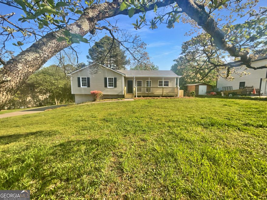 Welcome to this fabulous area! This home has Fresh Interior Paint, Partial flooring replacement in some areas. Discover a bright interior tied together with a neutral color palette. Step into the kitchen, complete with an eye catching stylish backsplash. You won't want to leave the serene primary suite, the perfect space to relax.  The primary bathroom features plenty of under sink storage waiting for your home organization needs. The back yard is the perfect spot to kick back with the included sitting area. Don't wait! Make this beautiful home yours.