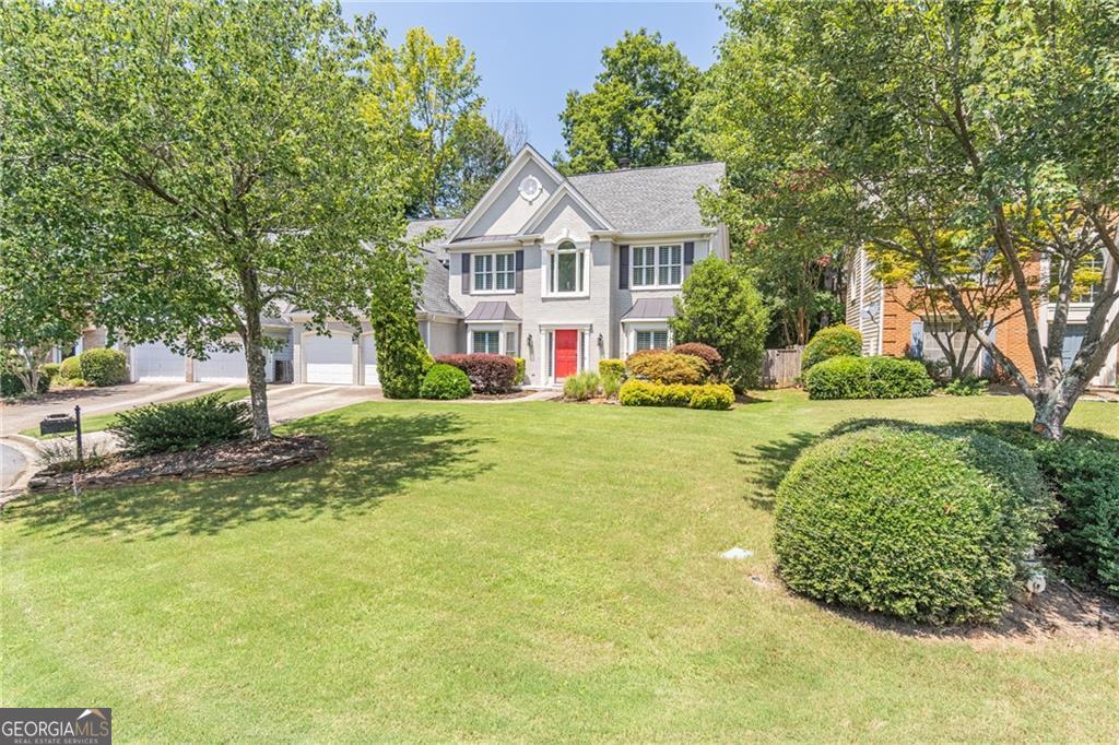 Introducing 5491 Oxford Chase Way. Managed by EXCALIBUR HOMES. Welcome to this stunning 5 bedroom, 2.5-bathroom home with 2 car garage and FENCED BACKYARD located on a CUL DE SAC lot. Perfectly situated in the heart of Dunwoody/Atlanta, GA. **WASHER and DRYER INCLUDED** BRIGHT and OPEN floor plan is filled with natural light and highlighted by trey ceilings and an inviting double-sided ceramic log fireplace connecting the living room and bonus room/5th bedroom. The kitchen is a chef's dream, featuring gas cooking, stainless steel appliances, a kitchen island, granite countertops, and a pantry. Under-cabinet lighting and a stone tile backsplash add elegance. The main level also offers a sunroom and a versatile bonus room - ideal for an office, playroom, entertainment space or 5th bedroom. Upstairs, the spacious primary suite includes a large walk-in closet and en-suite bath, along with three additional bedrooms. Built-in bookcases, plantation shutters, and bay windows bring warmth and character throughout. The home sits on a level cul-de-sac lot with a fenced backyard, ceramic tile patio, and plenty of privacy-perfect for outdoor living. Additional features include updated light fixtures, a washer/dryer, a 2-car garage, and a Tesla charger compatible with other electric vehicles. Excalibur Homes does not advertise on Facebook or Craigslist. Be advised that the sq ft and other features provided may be approximate. Prices and/or availability dates may change without notice. Lease terms 12 months or longer. Application fee is a non-refundable $75 per adult over 18 years of age. One-time $200 Administrative fee due at move-in. Most homes are pet-friendly. Breed restrictions may apply. Rental insurance required.