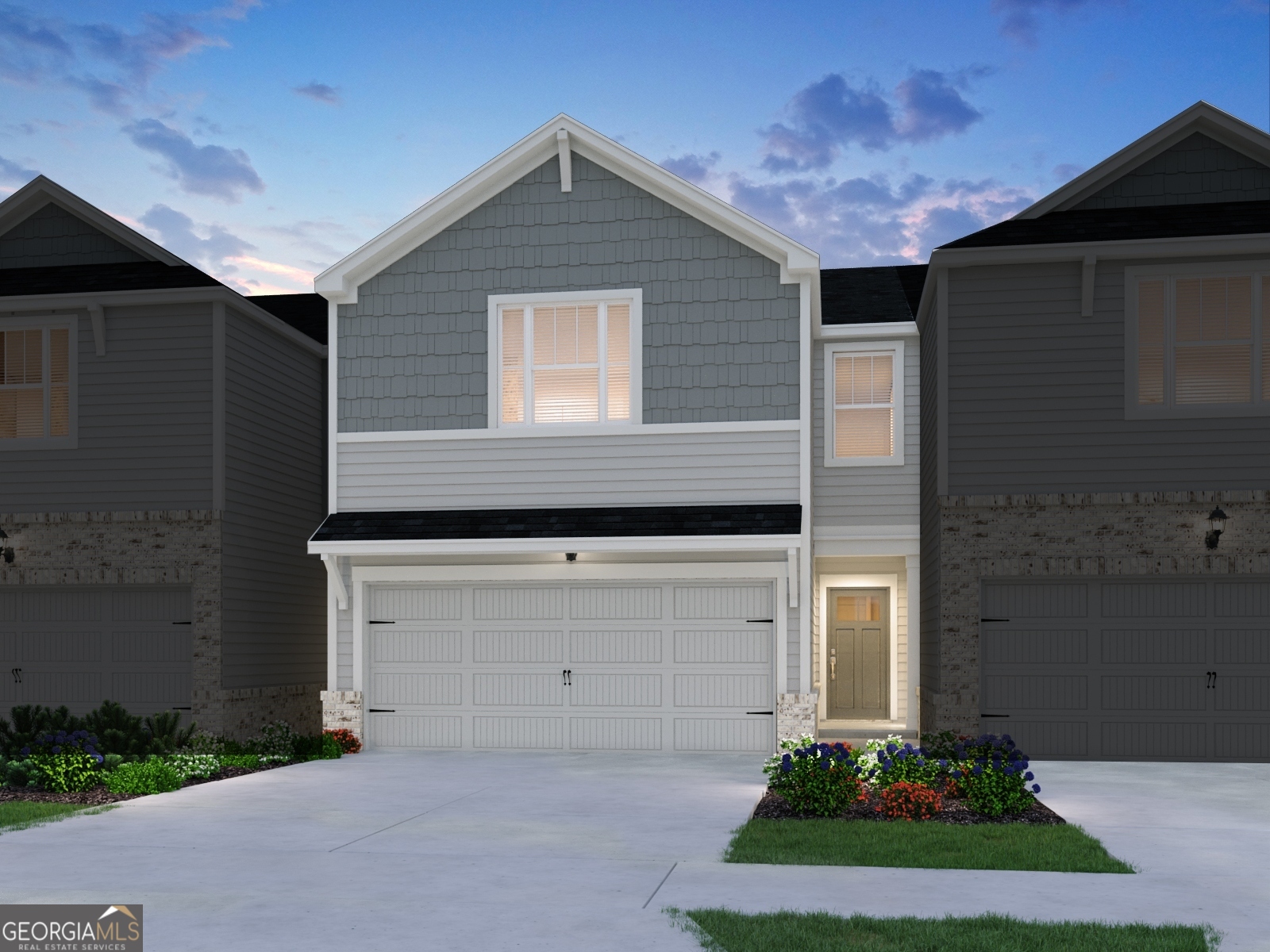 Brand new, energy-efficient home available by Sep 2025! Prepare a casual dinner or special occasion in the spacious kitchen that opens into the dining and living room. Invite guests to stay in the upstairs secondary bedrooms with a shared full bath. Unwind in the primary bedroom complete with tray ceilings. Welcome to Artisan Walk, where modern living meets the vibrant spirit of Fairburn. Offering two-story townhomes, we are now selling move-in ready homes with the latest design trends. Browse artisan shops for treasures, savor delicious food, and enjoy live music that fills the air with joy at the Georgia Renaissance Fair. Ronald Bridges Park offers the perfect retreat with pavilions, basketball courts, and scenic nature trails. Each of our homes is built with innovative, energy-efficient features designed to help you enjoy more savings, better health, real comfort and peace of mind.