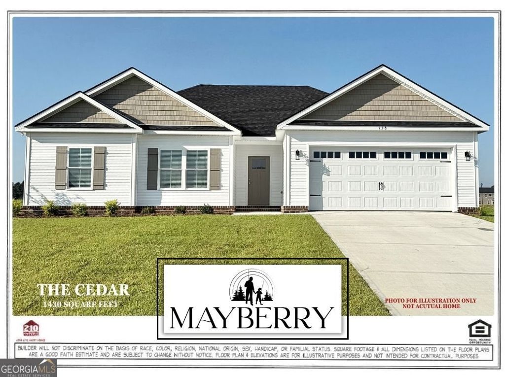 Photo of 213 Aunt Bee Boulevard #LOT 183, Statesboro, GA 30458 (MLS # 10786167)