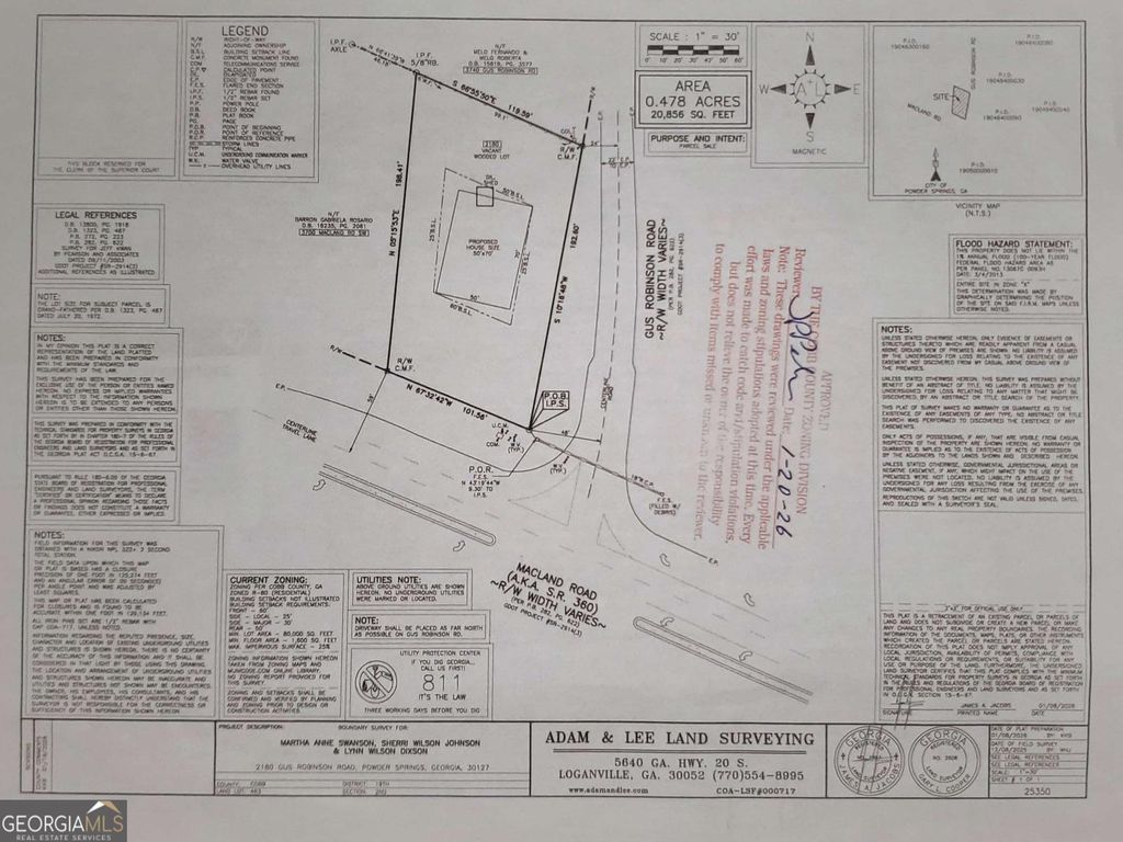 Photo of 2180 Gus Robinson Road, Powder Springs, GA 30127 (MLS # 10687255)