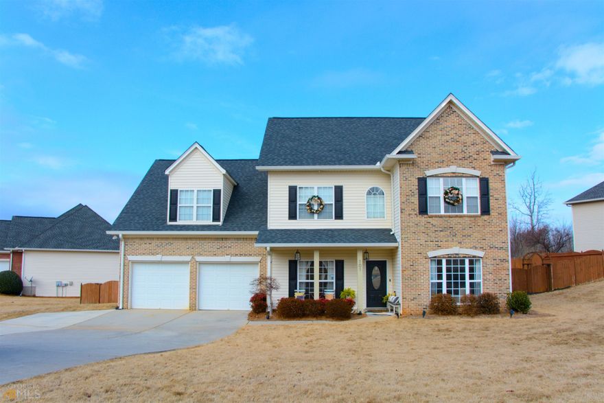 Come and see all this home has to offer! Located in a very sought after community that is just minutes away from Carrollton, Villa Rica and Douglasville!! This home has so many elevated and updated details you will love. Through the front door you walk into the open foyer with shiplap walls and to the right is a versatile space that could be used as an office, playroom, formal living room-whatever your family needs. To the left is the formal dining room and straight ahead is the fireplace family room with views to the breakfast area and kitchen. Kitchen has been upgraded with gorgeous quartz countertops and a timeless white subway tile backsplash and pantry closet. Upstairs are 3 bedrooms with a huge bonus room/or 4th bedroom. Master suite has plenty of space with a beautiful barn door leading you into the upgraded master bathroom and huge walk in master closet. Also located upstairs is the laundry room that is so pretty it will make doing the laundry fun! If you like to entertain you are going to love the fenced backyard that features a screened in area as well as an open patio area perfect for grilling while watching the kids run and play and make smores in the firepit area. The picture perfect neighborhood has a pool, basketball court, nature walking trails and just minutes down the road is a lovely vineyard and winery perfect for a fun fall afternoon or date night while still being close to home. Don't wait on this one, call today and schedule your own private showing!