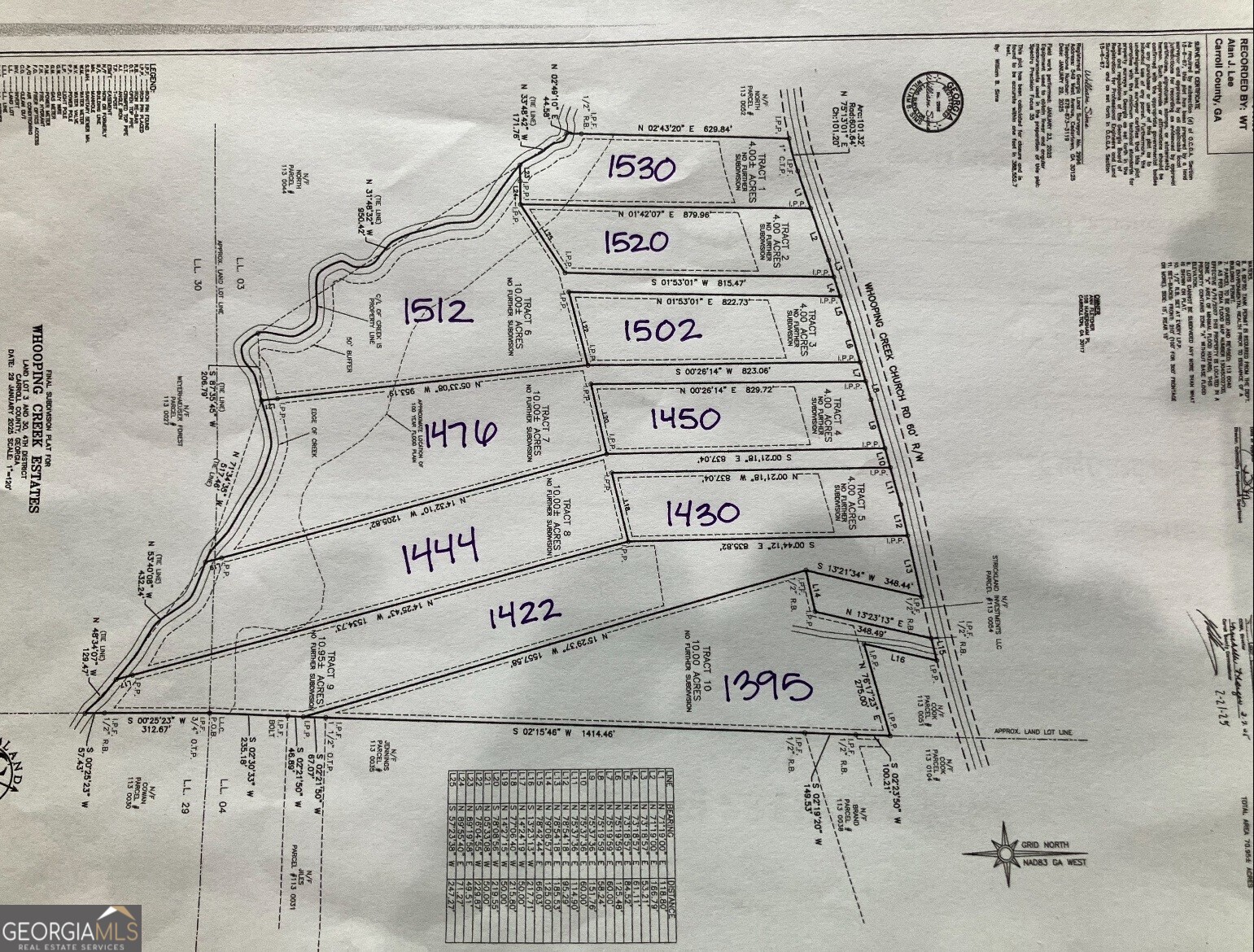 1450 Whooping Creek Church RD