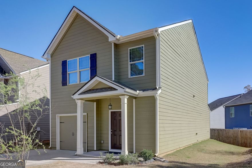 This move in ready and very well maintained home features 1900+ square feet in all the right places. 3 bedroom/2 and a half bathrooms. 2 story home with open first floor plan: very spacious Kitchen with lots of storage, pantry, stainless appliances, breakfast bar, and open view to the Family Room. Upstairs you will find a quiet primary suite with sitting area, double vanity, separate tub and shower. Great lot with no neighbor on one side!