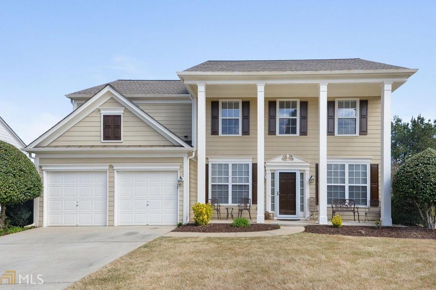 Gorgeous Colonial Style home located in sought after Heritage Club Community is  move in ready! Open floor plan features formal living & dining room with Butlers pantry. Spacious family room features cozy fireplace, plantation shutters and overlooks the gourmet kitchen w/ granite countertops, center island and desktop. Additional features include hardwood flooring, ceramic tiled flooring, neutral walls and upgraded fixtures throughout. Secondary level features Master Retreat, spa-like bath, dual vanity, separate tub and shower combo. Additional spacious 3 bedrooms with full bath and dual vanity. Totally Tranquil backyard with quaint patio setup ready for Summer Entertaining and Relaxing! This immaculate home Won't last long!