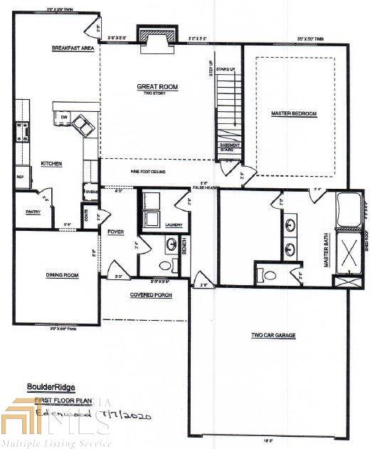 Popular Boulder Ridge floor plan featuring owner's suite on main floor. Farmhouse kitchen with serving bar, breakfast area and spacious family room, formal dining room, mud hall with bench, 3 secondary bedrooms each with private bath and walk-in closets, loft, covered front porch. 3 car garage, covered back deck, full daylight basement.