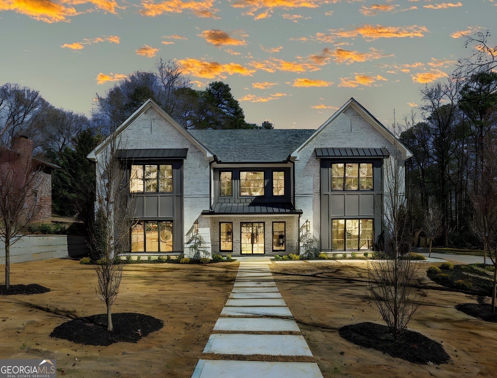 The most spectacular home in the neighborhood built as the builder's home spares no detail! From the moment you park until the moment you leave, you'll know the meaning of luxury, functional design, and attention to detail. This thoughtfully-designed home offers 5 Bedrooms, 5.5 Bathrooms, 3-car garage, high-quality construction, premium finishes, spacious living, high ceiling on both levels, high efficiency mechanical systems and energy saving upgrades, beautifully wide-plank white oak hardwood floors throughout home. As you enter through the welcoming wide, bright foyer, you are greeted by an impressive view of the grand 2-story, fireside great room. Main level features: a private owner's suite, featuring a spa-inspired bathroom with double vanities, oversized shower, soaking tub, and a spacious walk-in closet with laundry closest for your convenience. Enjoy dining in the oversized dining room outfitted with a butler's pantry, wet bar, and beverage cooler. Sophisticated fireside private study/office. Chef's Kitchen, features view of family room, a large centerpiece white oak island with inset doors, dressed up in luxurious quartz countertops, ample soft-close cabinetry, outfitted with SZ fridge, Wolf stove & microwave, Cove dishwasher. Also, a private, spacious full scullery/walk in panty. The upper level features grand staircase with sunlight streaming in through large windows, stair light, stylish trim. 4 large upper-level bedrooms each comes with its owner stylish bathroom, walk-in closets with built-in closet systems. Bright open loft space can used for additional living space or play/media room. Main laundry rooms feature tile floors, plenty of storage cabinetry, and sink. Enjoy your private covered patio featuring blue natural stone floors, fireplace, insulated ceiling to create a cozy outdoor living space, perfect for year-round enjoyment. Prime corner lot and likely the BEST lot in the neighborhood on the best block/section of the neighborhood, upgraded landscape package with high-quality, mature trees/plants and fancy ornamental trees. Private level backyard with plenty of room for a pool and outdoor living space. Highly desirable neighborhoods, with easy access to GA-400, and just minutes from Downtown Alpharetta, Avalon shopping, dining, and entertainment, and access to Alpha Loop Trail.