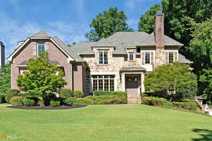 Simply Stunning! This custom executive home by Harrison Design is located on one of Brookhaven's prettiest streets. Large, level lot is fully fenced and ready for your dream pool and outdoor living area. This lovely home features a dual-master floor plan with large rooms and ample storage. Immaculate condition. Gleaming hardwood floors. Magnificent kitchen offers quartzite counters, 5-star double oven, Sub-zero paneled refrigerator, two Bosch dishwashers, ice maker, prep sink and roomy walk-in pantry.  Spacious fully-finished terrace level w/ great room, kitchen, 300+ bottle refrigerated wine cellar, game room, in-law/nanny suite, pet playroom with access to dog run. Main level offers 12 ft. coffered ceilings, intimate screened-in porch with fireplace, grilling deck, butler pantry, study, secondary office/mudroom, exquisite crown molding & trim work that must be seen to appreciate. Secondary Master on Main. Breathtaking separate formal living and dining rooms. Light, bright kitchen opens to fireside keeping room and large breakfast area. Upstairs Master suite features: morning bar, sitting room, custom closet, and bonus room that can be used as gym, yoga or craft room. Three add'l en-suite bedrooms each with spacious walk-in closet w/ custom shelving. Side-Entry 3 car garage. Never be without power or A/C again with Generac automatic back-up generator. Core neighborhood privileges to Brittany Swim & Tennis Club and access to Silver Lake hiking/nature trails, kayaking and fishing. Short distance to St. Martin's School (900ft.), OLA (.3 mile) and Marist (1.9 miles). Top rated Montgomery Elementary district. Brookhaven at its Best!