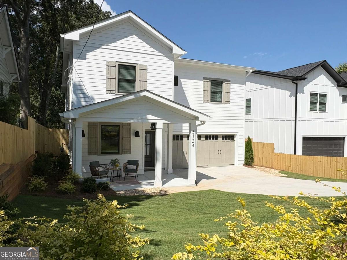 BUILDER TO PROVIDE A 3/2/1 BUYDOWN! First year's rate in the low threes, second year in the low 4's, third year in the low 5's!! WOW! Gorgeous new Construction on Rare 250-Foot Deep Lot in Sought-After Scottdale! Welcome to Home #2 of 4, this beautifully designed 5-bedroom, 4-bath modern farmhouse offers a thoughtfully reimagined floorplan, packed with upgrades and move-in ready convenience. Enjoy spacious living with a 2-car garage, screened-in back porch, and a dedicated office off the luxurious owner's suite-plus a versatile upstairs flex space. One of the secondary bedrooms even features its own private ensuite bath, perfect for guests or multigenerational living. The chef's kitchen boasts a large island with breakfast bar, pop-up electrical outlets, pendant lighting, a walk-in pantry with solid shelving, expansive countertops, and a full stainless steel appliance package-including refrigerator. The separate dining area is enhanced by a built-in butler's pantry with floating shelves, wine fridge, and ample cabinetry. Step outside to a generous screened-in porch, oversized patio, and fenced backyard complete with an irrigation system-ideal for entertaining! The family room features a cozy fireplace flanked by custom built-ins, while the owner's suite is a true retreat with a soaking tub, oversized tiled shower, two walk-in closets, and a bonus room perfect for a home office, yoga studio, or personal sitting room. Additional highlights include a mudroom off the garage, EV outlet prewiring, and a gas line for outdoor grilling. Each Stoney River home is uniquely curated with custom finishes-this one showcases a light, airy, and modern color palette that's both stylish and inviting. Why Scottdale? Originally established as a mill town in 1900, Scottdale is now a thriving, close-knit community just 7 miles from Downtown Atlanta and under 5 miles from Decatur. Major park renovations are underway at both Cedar Park (2 acres) and Hamilton Park (8 acres). You're just steps from the Stone Mountain PATH Trail, offering 19 miles of scenic walking and biking from Scottdale to Stone Mountain Park, Decatur, and all the way to Olympic Park in Atlanta! Enjoy quick access to the Avondale Business District, Dekalb Farmers Market, and Emory/CDC/VA. This home includes a builder's 2/10 warranty, termite bond, and a full builder orientation.