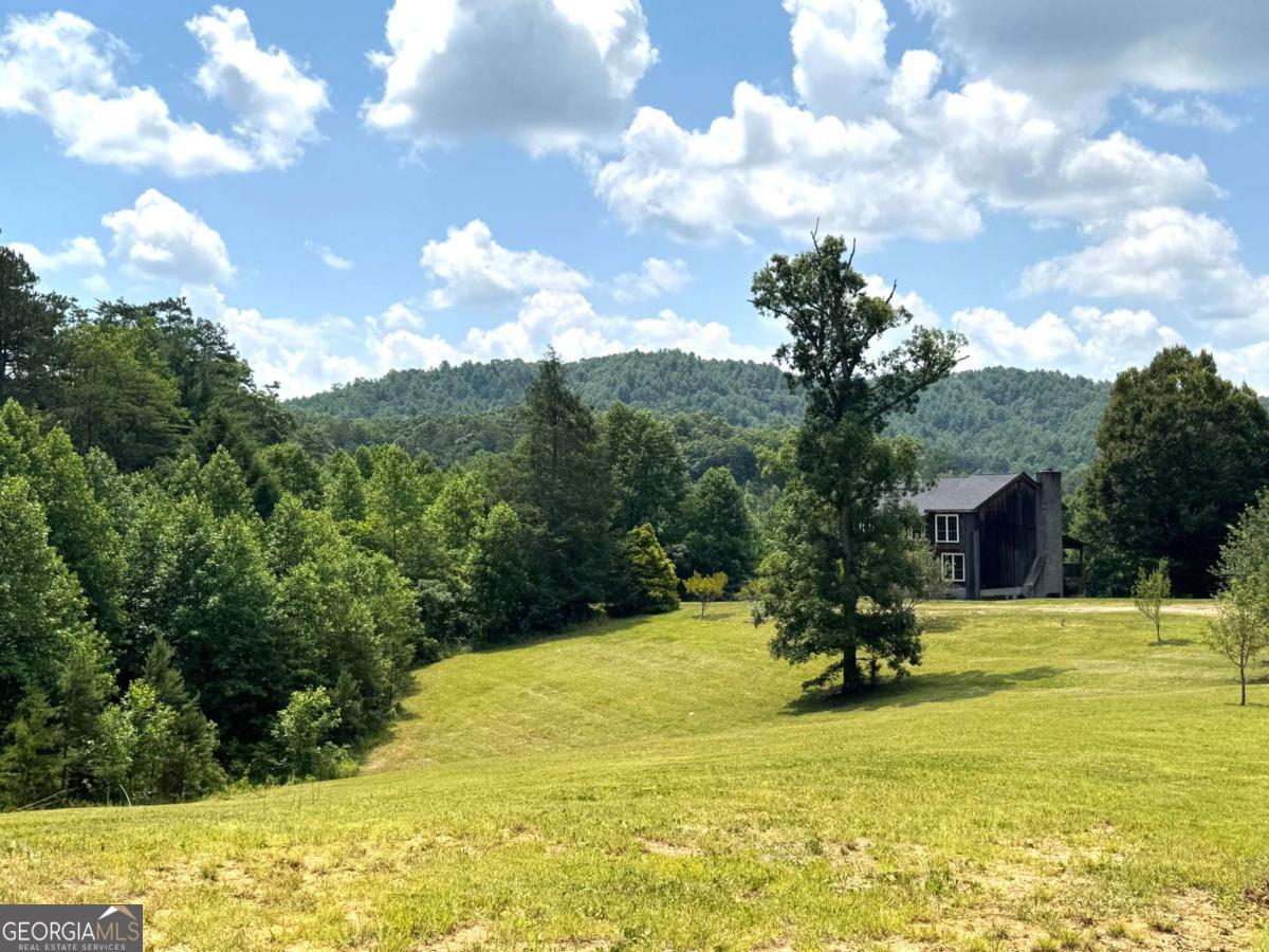 Discover this incredible opportunity to own 12.56 unrestricted acres in the heart of the Blue Ridge Mountains. This scenic property offers a diverse landscape with rolling pastures, fruit trees, wooded areas, and creek frontage-the perfect canvas for your vision of mountain living. Whether you're dreaming of a private family compound, working farm, or income-producing vacation rentals, this "fixer-upper" property offers endless possibilities. The existing home, while in need of TLC, is full of charm and potential, featuring wood ceilings and accent walls, and an open-concept living space that invites gatherings and cozy evenings. The main level includes a spacious great room framed by balconies, a large kitchen and dining area, a full bath (with potential for a laundry conversion), and a flex room ideal as an office or extra bedroom. Upstairs, you'll find a guest bedroom with full bath, a large bonus/flex room, and an expansive master suite-all accessible via charming interior balconies that overlook the main living area. The full, stubbed basement includes partially finished rooms, a workshop, and laundry area-offering additional space and flexibility. Covered decks on two sides of the home provide space to relax and enjoy the peaceful setting. With selective clearing, gorgeous mountain views are possible. Recent improvements include a brand-new roof (June 2025) and freshly cut pastures. The interior has been cleaned and is ready for your personal touch. This is a prime opportunity for investors, builders, or visionary homeowners looking to create something truly amazing in the Blue Ridge Mountains. Convenient to Blue Ridge, McCaysville, and Murphy (NC) for hiking, boating, trout fishing, tubing & kayaking, wineries/vineyards and close to unique shopping and dining experiences!