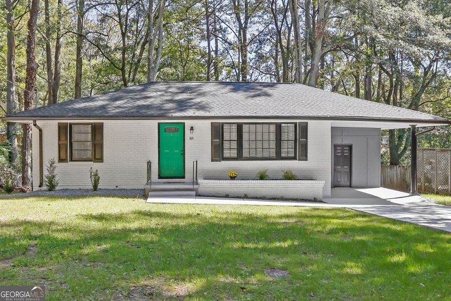 Welcome to your dream home at 185 Herbert Drive! This stunning, completely renovated classic brick ranch in Marietta perfectly blends timeless charm with modern luxury. Step inside to discover a bright, open floorplan that has been meticulously updated. This charming home features 3 spacious bedrooms and a beautifully renovated full bathroom. The heart of the home is the gorgeous kitchen. It features a bonus room, an incredibly versatile space ideal for a home office, media room, or playroom-giving you the flexibility modern life demands. Every detail has been attended to, from the amazing back deck that draws you outside for easy entertaining! This home is loaded with valuable, big-ticket updates for long-lasting peace of mind: Brand New Architectural Roof: Installed for decades of worry-free living.New Deck: Perfect for your morning coffee, summer BBQs, and entertaining friends. New Driveway offering convenience and curb appeal. The expansive backyard has been freshly hydroseeded ready for pets, play, and gardening. Location matters! Situated in a highly desirable Cobb County community, you're just minutes from top-rated schools, local parks, diverse dining, and all the best shopping Marietta has to offer. Commuting is a breeze from this central location. Ready for immediate occupancy! Schedule your private showing today!