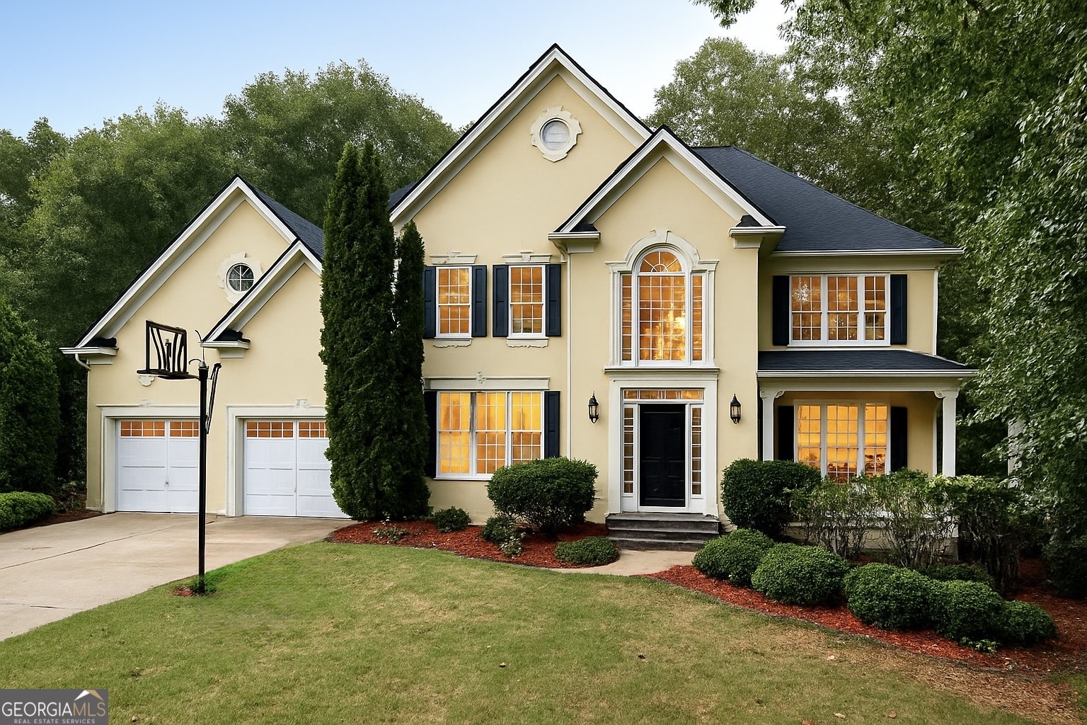 Welcome to 2085 Brook Meadow Drive, a stunning residence in the sought after Brookwood Lake swim and tennis community in Alpharetta/Forsyth County. Perfectly situated on a quiet cul-de-sac, this move in ready home offers everything, including fresh interior and exterior paint, new carpeting, a finished terrace level, and your very own private pool! Inside, the two story foyer opens to a soaring family room filled with natural light, a cozy fireplace, and custom built-ins. The eat-in kitchen features white cabinetry, granite countertops, stainless steel appliances with double ovens, a walk-in pantry, and an island- designed for both everyday living and entertaining. A separate dining room and a private office/den with double door access to the front porch provide flexible spaces to fit your lifestyle. Upstairs, four generously sized bedrooms offer plenty of space for everyone. The oversized primary suite is a true retreat, complete with a large walk-in closet plus two additional closets, along with a spa-like bath featuring a soaking tub and separate shower. The backyard is an entertainer's dream- complete with a deck off the kitchen and a sparkling pool that transforms the space into a private oasis. All of this in a prime location just minutes from top rated Forsyth County schools, shopping, dining, parks, and entertainment. With a newer roof and systems already in place, this home truly has it all. Don't miss your chance to call 2085 Brook Meadow Drive home- come see it before it's gone!