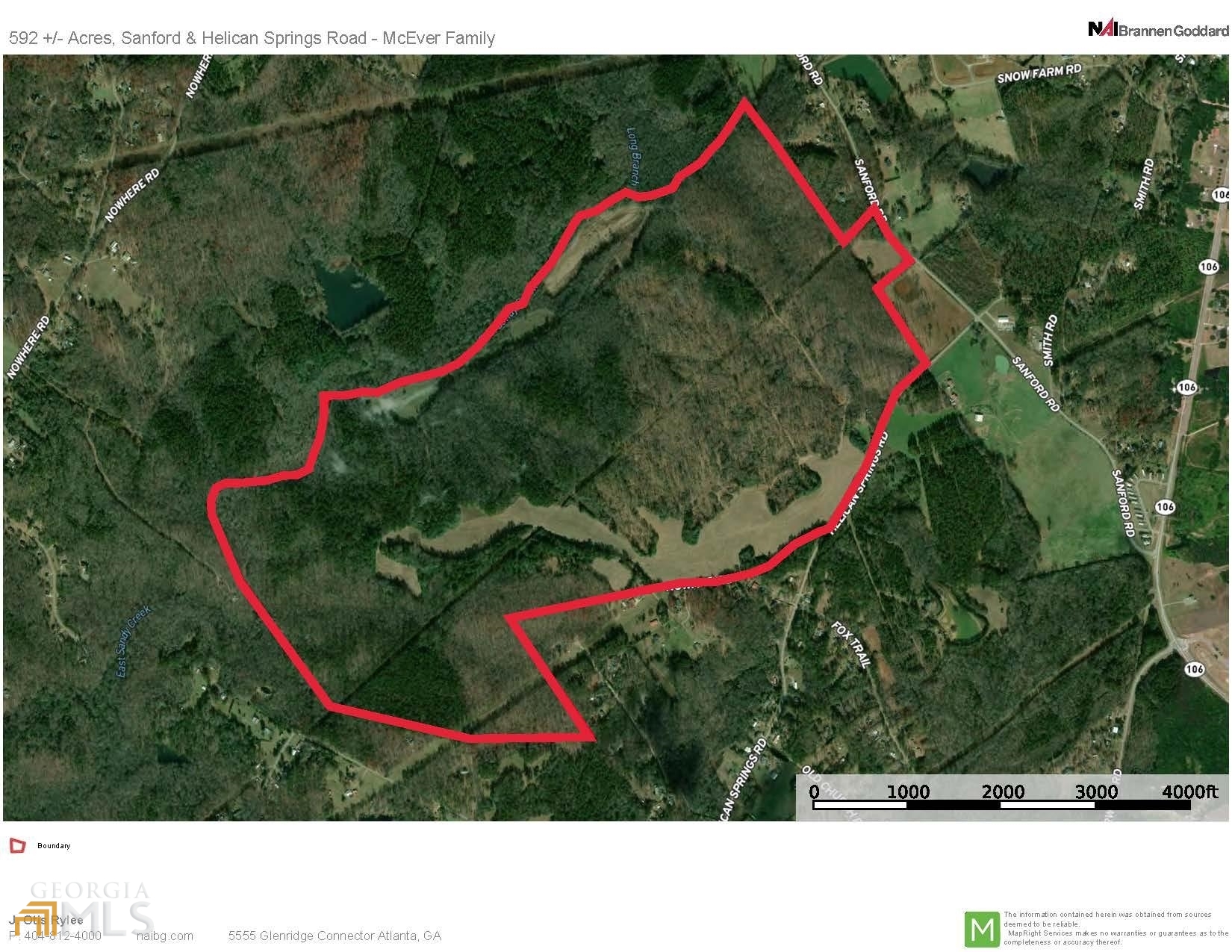 Take a look at this tract! Hard to find this much acreage in one tract. This is an opportunity to own a beautiful piece of land in Madison County that is close but not too close. The property features over 6,000 feet of frontage along East Sandy Creek and even has rocky shoals and a small waterfall. Peace and quiet with few neighbors in the area. Road frontage on Sanford Road, Helican Springs Road and Howard Road. Buy as an investment or possible development to residential. Seller open to offers. Come take a look today!