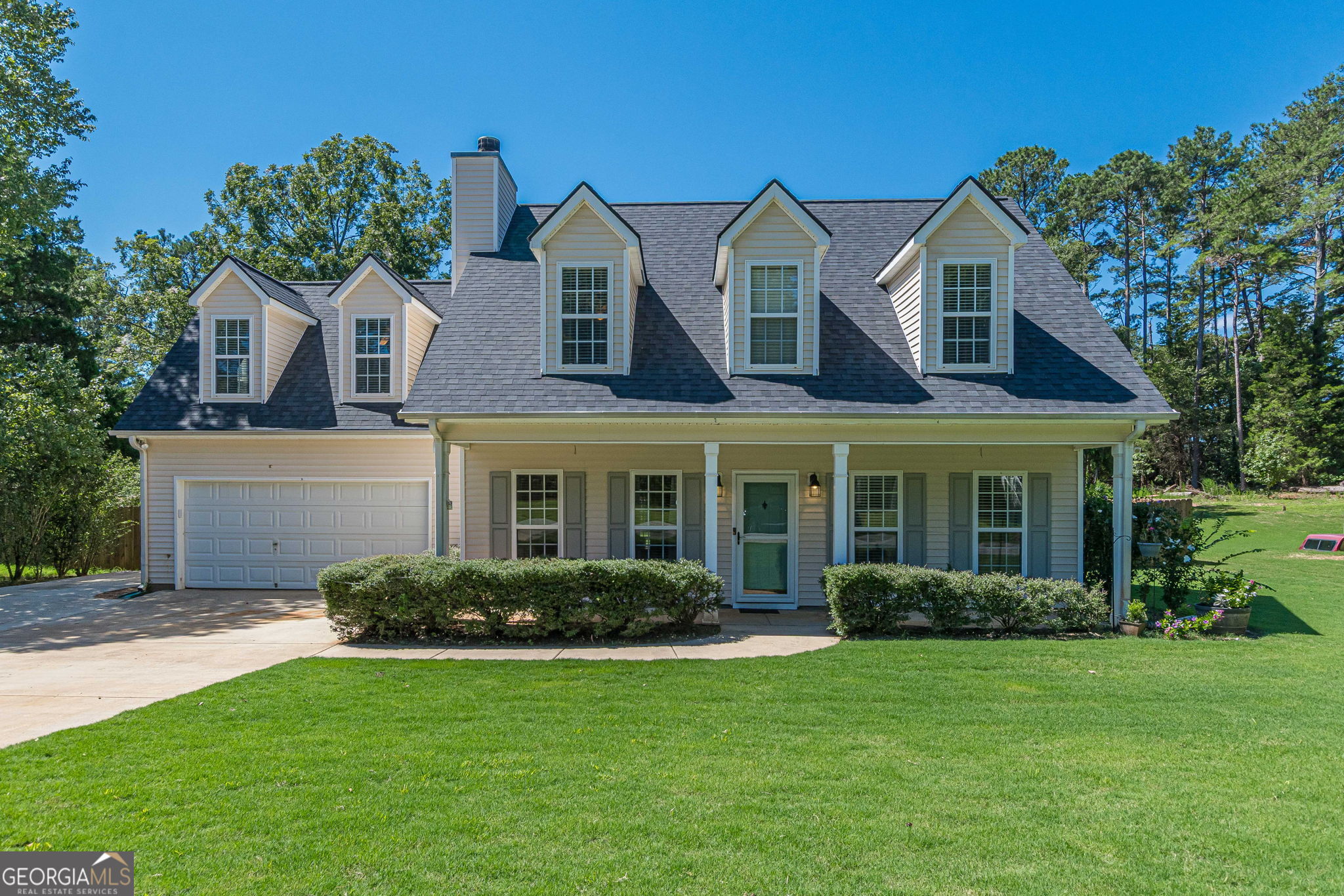 Welcome to this comfortable and cozy 4 Bedroom/ 2.5 Bath farmhouse ranch in the highly desirable Willow Dell neighborhood. Nestled in the quaint town of Senoia-just a golf cart ride away from the dining, shopping, and charm of downtown-this home offers the perfect blend of comfort, convenience, and small-town living. Inside, you'll find an open floor plan that balances modern living with farmhouse style. The updated kitchen including butcher block counters and farmhouse sink beautifully flows seamlessly into the living and dining areas, making it ideal for everyday living and entertaining. The private owner's suite with updated spa bath provides a relaxing retreat, while three additional bedrooms and one and a half bath offer comfort and flexibility for family or guests. Sitting on a large lot, this home boasts an incredible backyard with expansive, usable space-perfect for gatherings, gardening, or simply enjoying the outdoors. Sit out in the Gazebo, work in the shed, or plant a garden-there's room for it all. There's even a little home for chickens if fresh eggs "tickles your fancy". And let's not forget about the NEW ROOF! If you've been searching for a home that pairs farmhouse charm with walkable access to downtown Senoia, this one is a must-see!