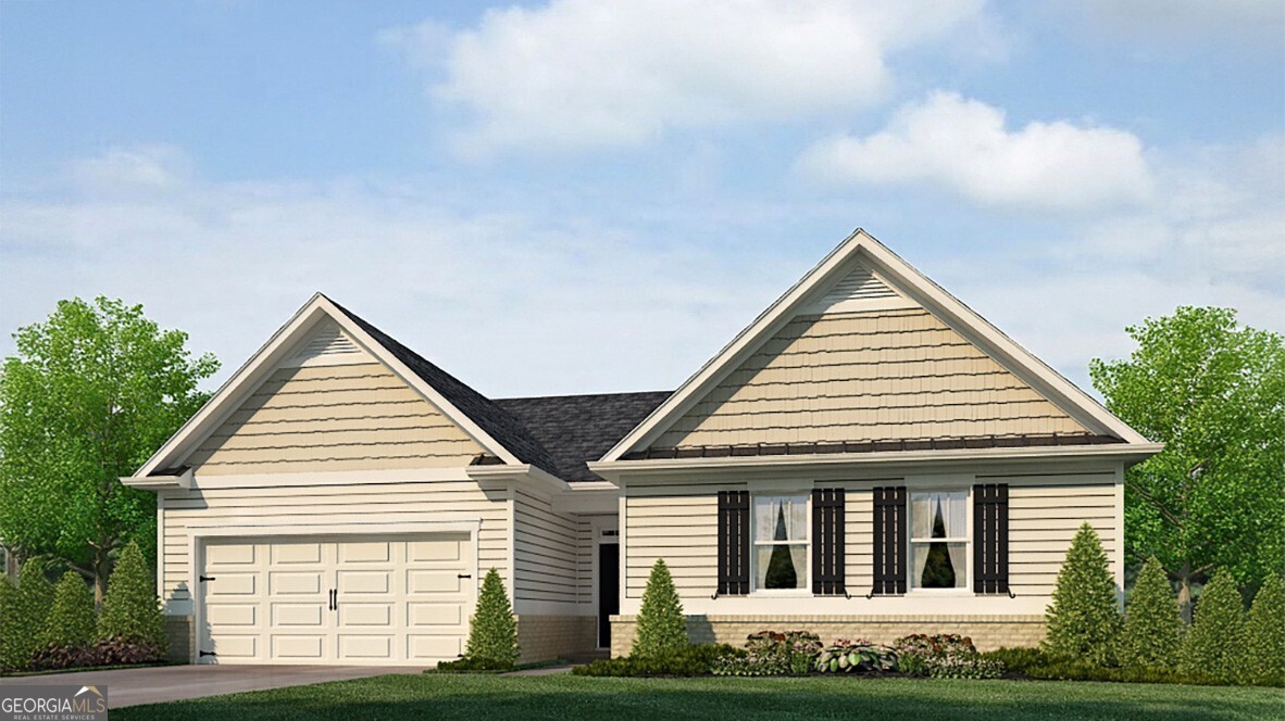 Introducing 913 Sundown Point, a new construction home in our newest lake, golf community Fairway 17 at Mirror Lake in Villa Rica, GA! The Denton is a ranch style home featuring 4 bedrooms and 2 bathrooms. As you enter the home, a welcoming hallway leads you into the open-concept main living area. The extended living room is the perfect space for family and friends to gather or to get cozy and enjoy a movie. The living room flows smoothly into the well-appointed kitchen with 42" cabinets, quartz countertops, tile backsplash, and stainless-steel appliances. A dining area directly off the kitchen provides space for a dining table and access to the back patio. The primary bedroom is complimented by the en-suite bathroom featuring a separate walk-in shower and soaking tub, water closet, and dual vanity. The 2 additional bedrooms are well equipped with closets and easy access to the 2nd bathroom. This home also includes a 4th bedroom or den area. Members of the Mirror Lake community will enjoy the great amenities such as pools, golf country club, lakes, club house, but also have access to the Mirror Lake amenities which include 3 tennis courts, 3 pools, 2 pickleball courts, 2 tot lots, a cabana, and clubhouse. Reach out today to schedule your tour of 913 Sundown Point and view all that Fairway 17 in Mirror Lake has to offer!