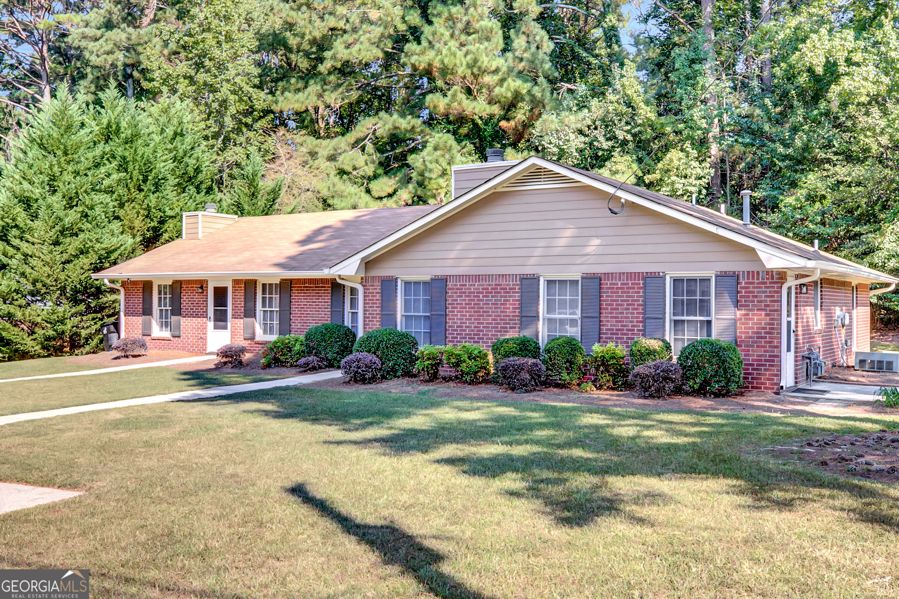 Fully Renovated 2BR/1.5BA Duplex in the Heart of Fayetteville Interested in this home? You clearly have exceptional taste. Look no further-your amazing new 2BR/1.5BA has just arrived in the heart of Fayetteville! Minutes from Trilith Studios and downtown Fayetteville, you'll be close to everything this vibrant community has to offer. Plus, you'll be a part of Fayette County's award-winning schools. This one-level duplex has been renovated from top to bottom with fresh, modern finishes and thoughtful details: Interior Features Brand-new stainless steel appliances: refrigerator, stove/range, microwave, washer, and dryer - all included. Freshly painted throughout for a clean, modern look. Updated flooring for a fresh start underfoot. All new fixtures and hardware: ceiling fans, light fixtures, faucets, towel hooks, and cabinet pulls. Spacious open family room with vaulted ceilings, perfect for entertaining or relaxing. Large kitchen with granite countertops, modern cabinets, a breakfast nook, and convenient laundry room. Compartmentalized bathroom featuring brand new vanities and lighting. Nicely sized bedrooms with ample closet space. Exterior & Location Private driveway and entry for each unit. Quiet, established neighborhood - a peaceful retreat with city access. Just minutes to Highway 85, Trilith Studios, shops, dining, and local amenities. Why You'll Love It This isn't a piecemeal update - it's a fully refreshed, move-in ready home. Every detail has been updated for comfort, style, and convenience. Perfect for families who want top schools, or professionals seeking a modern home close to Trilith and Atlanta.