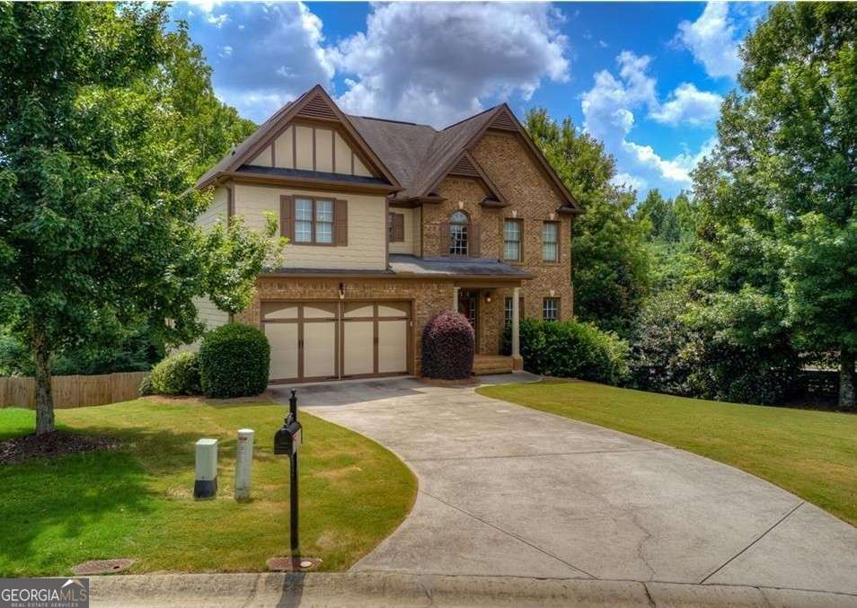Fantastic traditional home in a great location. This home has a 2 story foyer with formal living and dining plus a family room with built-in bookcases and a cozy fireplace. The large kitchen has a breakfast bar and room granite countertops and stainless appliances. All of the bedrooms are on the upper level and one has its own private ensuite bathroom, the other secondary bedrooms share a jack and jill bath. This home has a full unfinished basement. The backyard is fenced and has a fire pit. This home has new paint and carpet