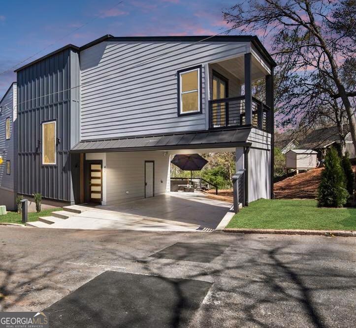 GREAT INCENTIVES on this BRAND NEW Modern Home in the Heart of Downtown Canton. Welcome to your dream home! This stunning brand new 2,012 square foot modern masterpiece offers the perfect blend of luxury, functionality, and style. Featuring 3 spacious bedrooms and 2.5 beautifully designed bathrooms, this home was built with premium finishes and thoughtful details throughout. Step inside to a bright and airy open-concept main level with soaring 9' ceilings, elegant recessed lighting, and a built-in speaker system throughout the home - perfect for entertaining or everyday living. The gourmet kitchen is a showstopper, boasting premium-style cabinets with abundant storage, sleek quartz countertops, and a luxury stainless steel appliance package. The entire home is outfitted with waterproof luxury laminate flooring, adding durability and a seamless modern look. A striking metal cable-style handrail adds a unique architectural touch to the interior. Both full bathrooms are designed to impress with huge walk-in showers and double vanities, offering spa-like comfort in your own home. Located in Downtown Canton, you're just a short walk to charming restaurants, breweries, shops, and all the small-town charm the area has to offer. Plus, you're only minutes from I-575, with the North Georgia Mountains just 20-30 minutes away and Downtown Atlanta within 45 minutes - the perfect balance of city access and natural beauty. Don't miss this incredible opportunity in one of Canton's most up-and-coming areas - homes like this don't last long. Contact the listing agent today for more information!