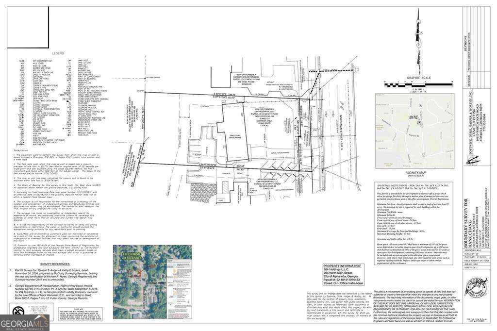 LOCATION, LOCATION, LOCATION!!! Prime Downtown Alpharetta Redevelopment Opportunity. Unlock the potential of a remarkable commercial property located at 254 North Main Street, just blocks north of Downtown Alpharetta. Situated on 0.568 acres, this property is within the heart of the city's Downtown Master Plan, and is designated as "mixed use - live work," offering unmatched opportunity for visionary developers and investors. This prime location is ideal for high-density residential projects, including condominiums, townhomes, or single-family homes. Whether you are looking to capitalize on the growing demand for upscale housing in this vibrant area or seeking to be part of Alpharetta's ongoing transformation, this property is a perfect canvas for your next development project. To maximize the development potential, this property is ideally sold in conjunction with the neighboring property at 254 North Main St., offering a combined total of 1.1 acres and enhanced opportunities for larger-scale residential development. Located in one of the most sought-after regions in North Fulton, this property boasts proximity to top-rated schools, parks, shopping, dining, and all the amenities that make Alpharetta a premier destination. With easy access to major highways and just minutes from downtown Alpharetta, this location is poised for exceptional growth. Don't miss your chance to be part of Alpharetta's bright future. Contact us today to learn more about this incredible redevelopment opportunity!