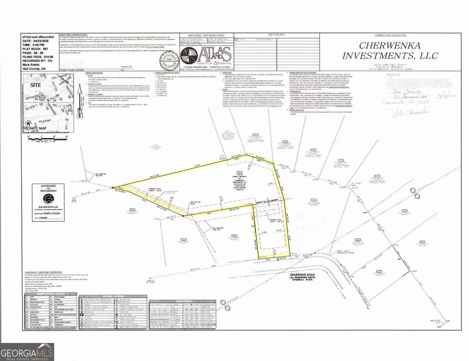 This spacious, 1.76 acre lot awaiting your dream plans is perfect for a custom home or investment property. NO HOA, so no rental restrictions. City sewer available. This prime city lot is also only half a mile from Wessell Park, featuring pickleball, tennis & basketball courts, a playground, and a rentable pavilion. This lot is less than 10 minutes from vibrant downtown Gainesville Square, with many shopping and dining opportunities. This home also offers convenient access to I-985, Brenau Univ., the University of North Georgia, the Atlanta Botanical Garden; Gainesville campus, NE GA Medical Center, Lake Lanier, Olympic Park and Margaritaville featuring water parks and family fun.