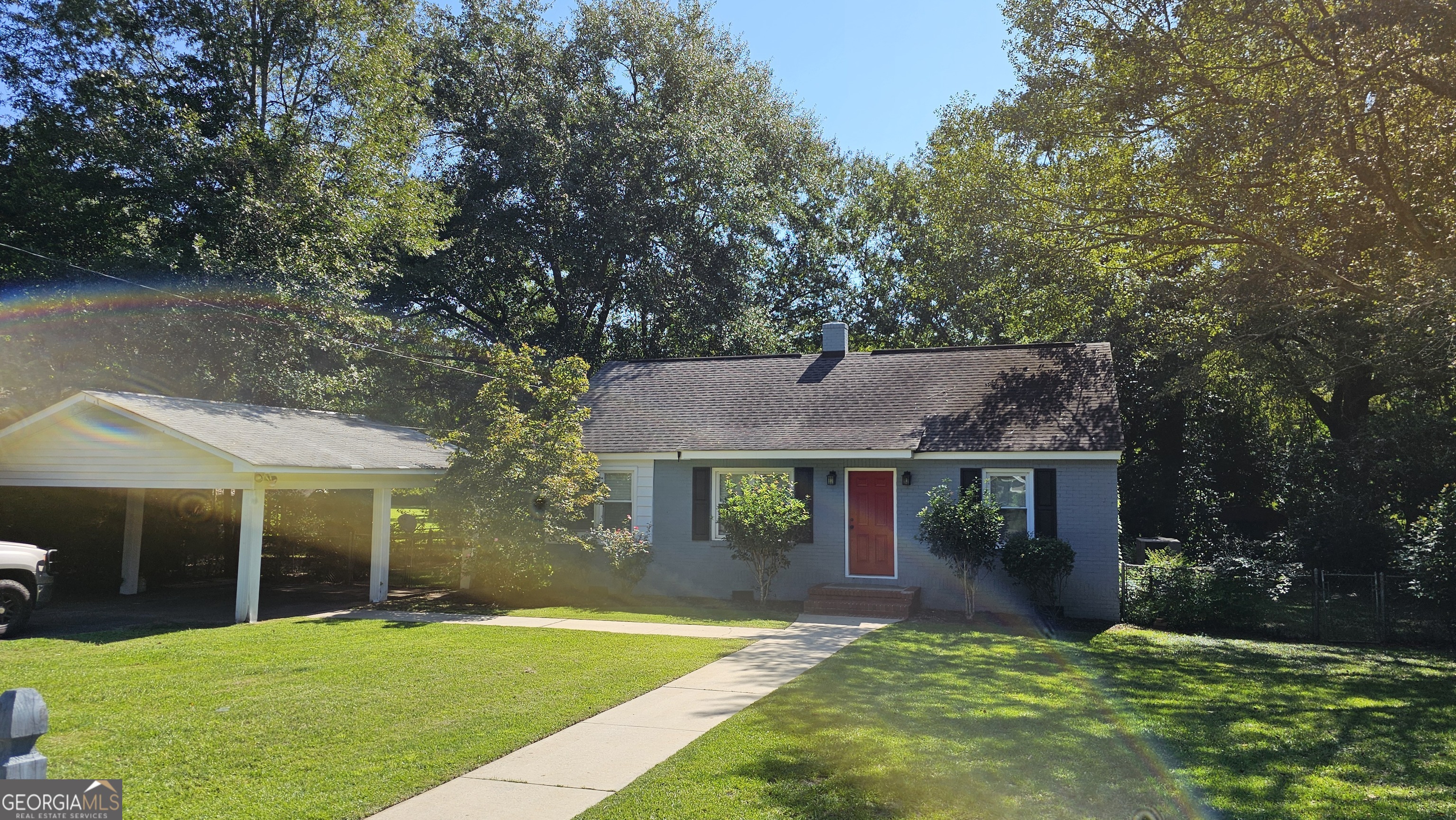 Great rental opportunity in Perry on this 3 bed, 2 bath brick home. This home features hardwood floors, tile in the kitchen, bath's and utility. Spacious living area, fenced back yard and minutes from anywhere in Perry. Visit RentWithLandmark.com
