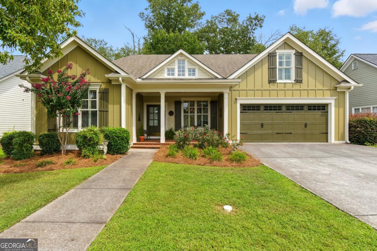 Welcome to this beautifully maintained Craftsman style home! Nestled in one of Cartersvilles most sought after neighborhoods, Grove Park. This property provides timeless character with the perfect blend of comfort and convenience. Enjoy special features like plantation shutters throughout the home and floor to ceiling built in bookshelves in the family room. Enjoy outdoor entertainment with a welcoming front porch and a backpack overlooking your back yard oasis! Located in the Cartersville city school district, and walking distance from El Charro and Dellinger Park, this home is a must see!