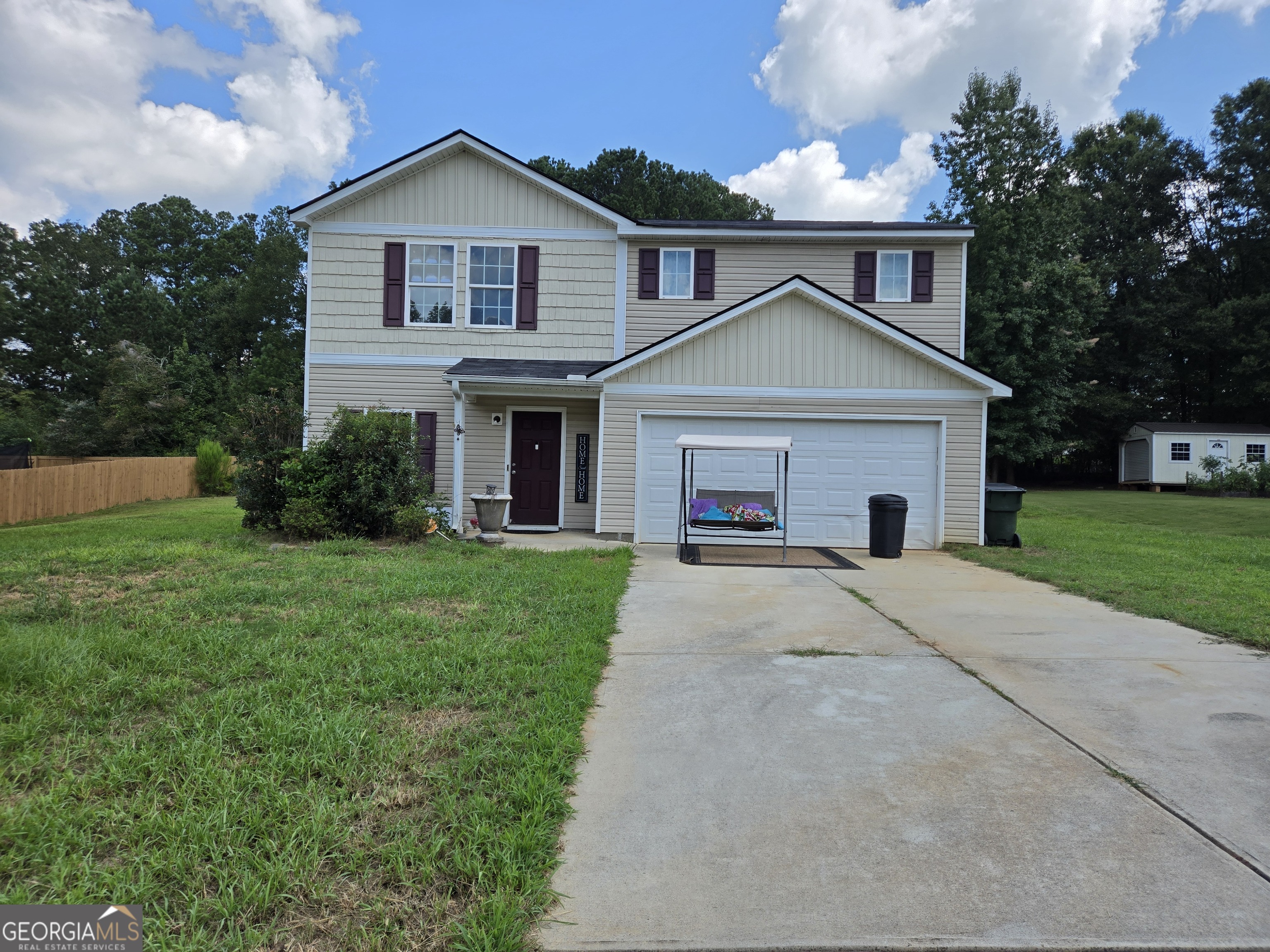 Welcome to well-sought after Tilley Trace Community!!! Bring your vision and make this charming 4-bedroom, 3-bathroom house your dream home! Nestled in a desirable neighborhood, this property offers over 1700 sf living space, featuring a bedroom and full bath on the main level along with the kitchen and dining area, with an additional 3 beds and 2 bathrooms upstairs, along with the laundry room also being upstairs with the bedrooms which makes doing laundry more convenient. There is also a loft area for a second living area, playroom or office space. With great bones and solid structure, it's the perfect canvas for renovations or upgrades to suit your style. Enjoy a large backyard with endless possibilities gardening, play space, or even a future pool. PLUS, NO HOA!!! Don't miss out, book your appointment today!!! Whether you're a homeowner looking to build equity or an investor seeking a great value-add opportunity, this home has the potential to shine. SOLD AS IS.