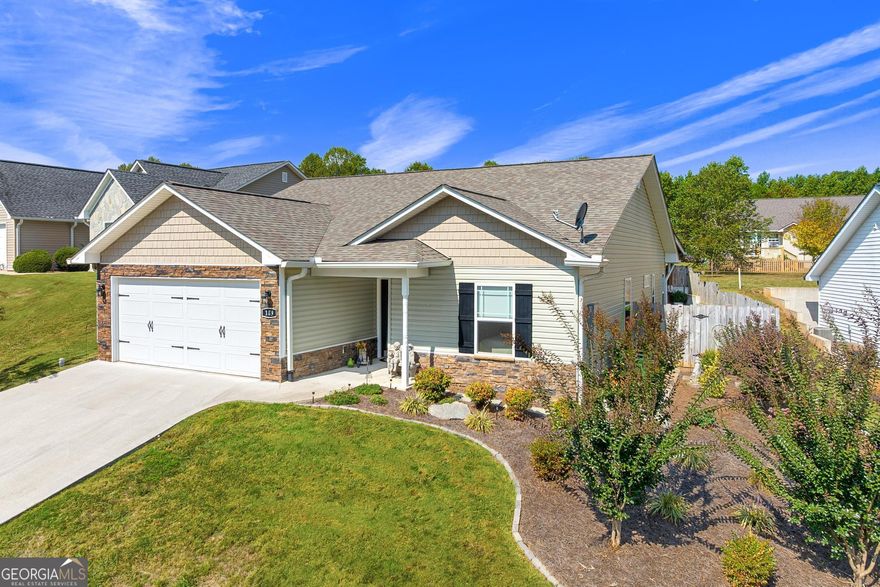 WELCOME HOME to this CHARMING home in the heart of Demorest, Ga, and only 4 MINS to Piedmont College! Spacious floor plan offers a BRIGHT living area. Cooking is a BREEZE in the modern kitchen with plenty of cabinet space, and a cozy dining nook perfect for gatherings. The primary suite includes a private bath and GENEROUS closet space, while two additional bedrooms provide flexibility for guests or a home office. Outside, enjoy a beautifully maintained yard and an inviting side yard sitting area. The fully enclosed back porch is a cozy extension of the home, perfect for curling up with a book, hosting intimate gatherings, or enjoying peaceful mornings year-round in comfort and privacy.  Conveniently located near schools, shopping, and local amenities. GET TO KNOW your neighbors at the COMMUNITY POOL. This home blends comfort, style, and convenience in a sought-after neighborhood.