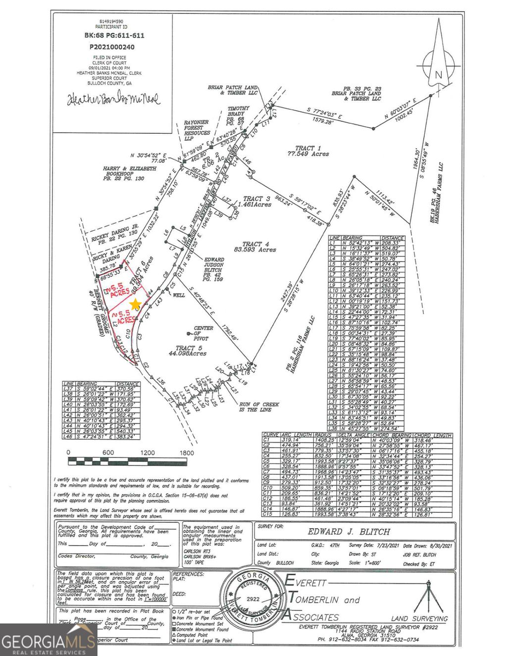 Photo of 0 Stilson Leefield Road, Brooklet, GA 30415 (MLS # 10771680)