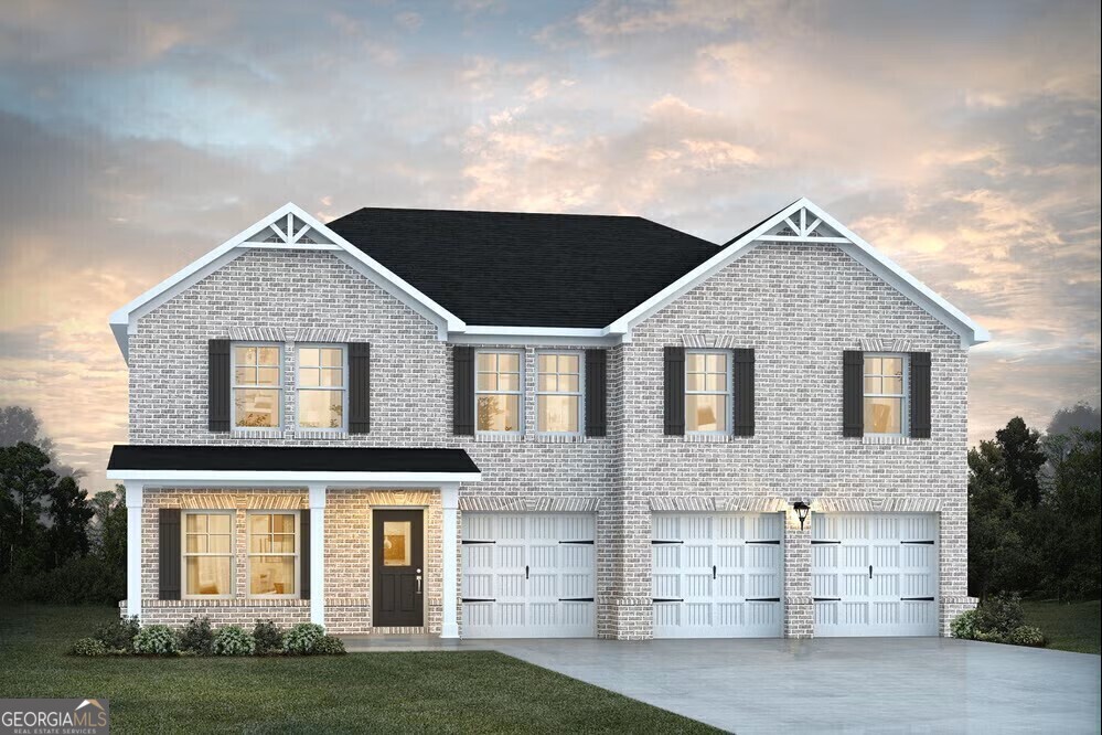 he Walker a popular plan designed for luxury living with this stunning open concept, 3 car garage and space your family desires. The gourmet kitchen features 42-inch cabinets, granite countertops, ice glossy backsplash, a double oven, electric cooktop and a walk-in pantry open to the generous sized Family room that includes a modern 50' modern recessed fireplace. Conveniently located on the main level is a large bedroom, a full bathroom and a flex room that could be used as an office, formal dining room, or playroom. Upstairs, you'll find the primary suite with a dedicated sitting area, an en suite bathroom with a free-standing tub, a separate tile shower with a rain shower head, LED Fog free Mirrors, double vessel sink vanity, a smart toilet with a large his and her closet. 3 additional generous sized bedrooms that includes. A large loft separates the rooms and can be used for a theatre, game room or additional living space. The included 3 car garage is prewired for a smart car and can be multi-functional and used for storage, or even an optional home workshop. ** Stock Photos** Buyer Incentives with Preferred Lender.
