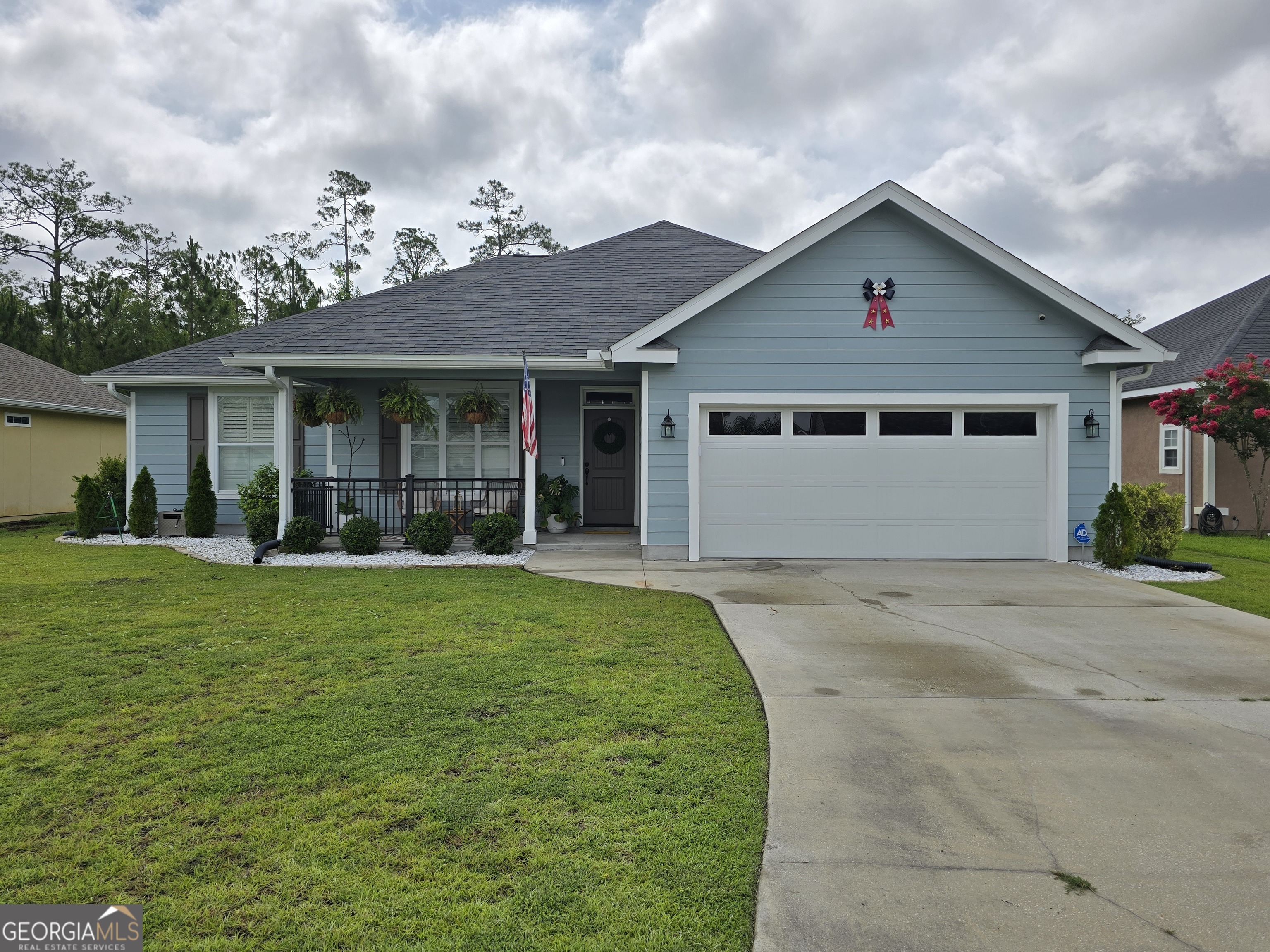 We are looking for responsible and friendly tenants to fill our homes and duplexes. We offer monthly discounts to all tenants who pay early or on time. Your $2,600.00 rent is discounted to $2,500.00 when you pay on time or early each month. (on or before the 3rd of each month) Come See Our Community - We're Confident You'll Like Living Here!!! Discover the perfect blend of comfort and functionality in this charming 1877 square house located in Kingsland, GA. Built in 2014. Welcome home to this charming and well-maintained 4-bedroom, 2-bathroom ranch-style home featuring a desirable split floor plan and a welcoming rocking chair front porch. Perfectly located close to shopping, top-rated schools, and neighborhood amenities, this home combines comfort, convenience, and community living. Step inside to an open-concept living space with trey ceilings in the spacious living room, seamlessly connected to the kitchen and dining area-ideal for entertaining. The kitchen is a chef's dream with a large island, farmhouse sink, stainless steel appliances, and plenty of cabinet space. The private master suite offers a peaceful retreat with trey ceilings, two closets (including one walk-in), and a luxurious ensuite bath featuring dual sinks, a soaking tub, and a separate shower. Three additional bedrooms are located on the opposite side of the home, offering privacy and flexibility for guests, kids, or a home office. Enjoy relaxing evenings on the screened-in back patio overlooking a nice-sized fenced backyard with peaceful views of the neighbor's lake. Additional features include a 2-car attached garage, non-smoking interior, small pets allowed, and access to a community HOA that includes a pool and a small play area. Don't miss this move-in-ready gem-schedule your showing today!