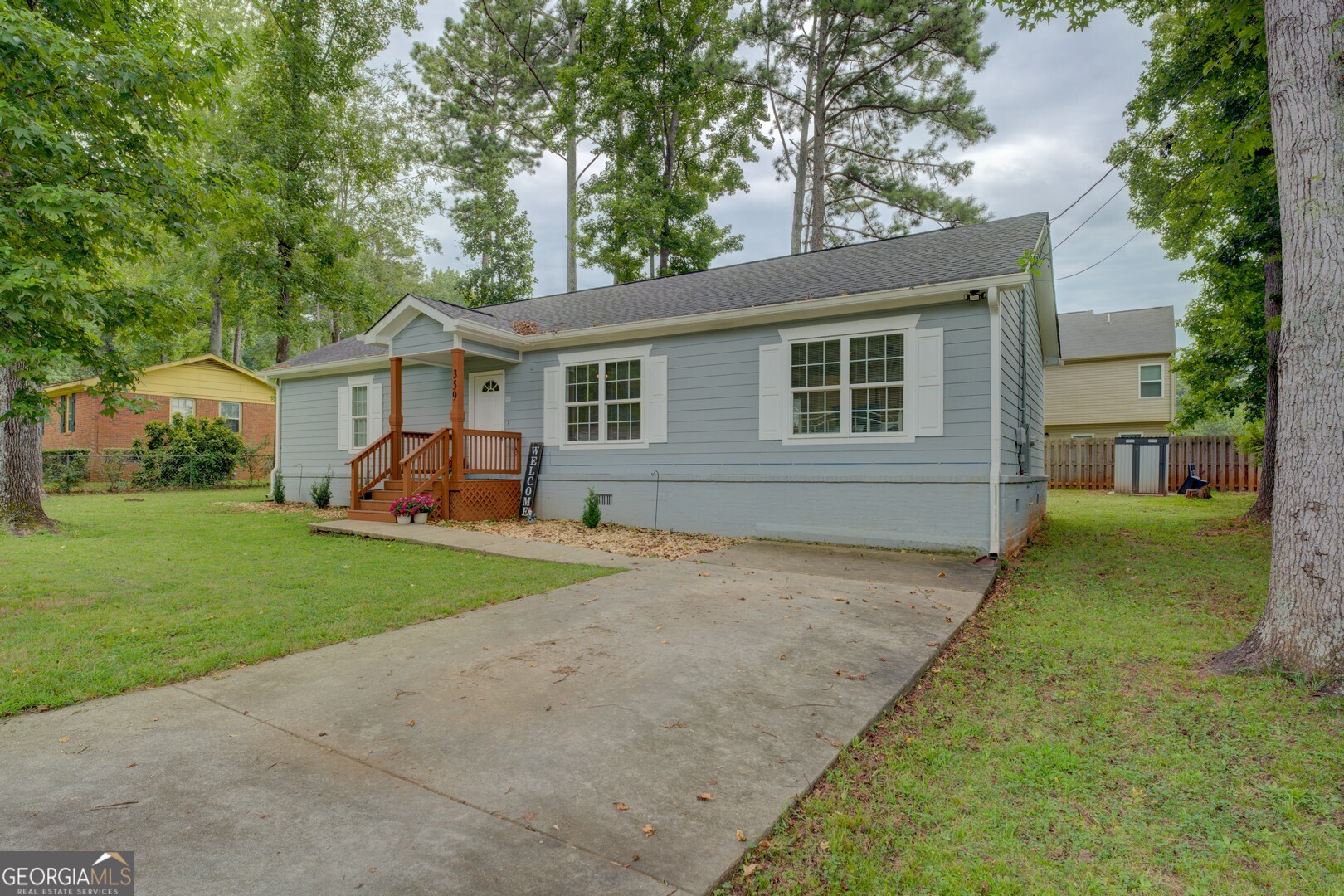 Move-In Ready 3 Bedroom, 2 full bath home was completely remodeled in 2022 with new roof, water heater, hvac and features an open floor plan with so many upgrades including flooring, carpet, lighting, bathrooms with tile, and an awesome kitchen with large center island, granite counter tops and stainless appliances! A split bedroom plan has the spacious master suite on one side of the house featuring a walk-in closet with built-ins and gorgeous master bath with a double vanity and large tiled shower. The other side of the house features 2 guest bedrooms with walk-in closets and an additional full bath. You will also enjoy the welcoming front porch, back yard and deck. Lovely neighborhood. This home is within walking distance of downtown Monticello. Also convenient to Madison, Covington, Jackson, and Eatonton! Priced to Sell! Must have appointment to see and show.