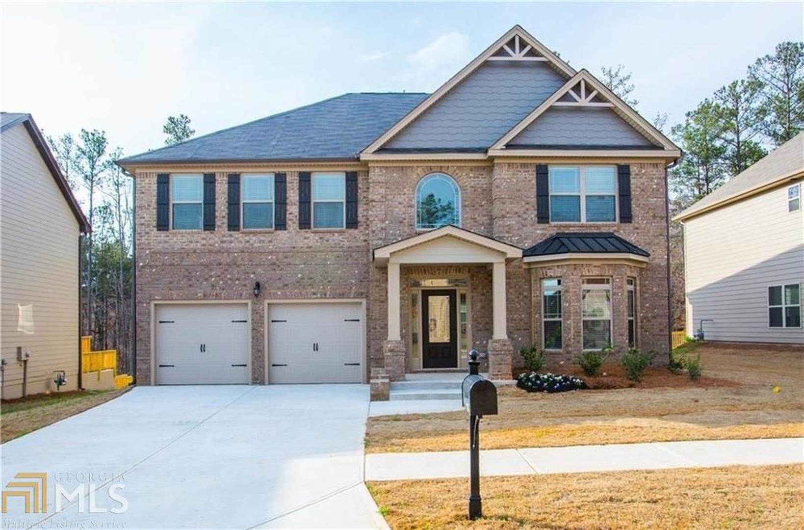 Remarkably spacious stunning home located in The Lakes @ Cedar Grove.This like new home is guaranteed to meet every check mark. 4 Bedrms/3 FULL Baths, coffered and vaulted ceilings, hardwood floors, wrought iron stairs, a contemporary kitchen w/ granite countertops, island and w/ stainless steel appliances and an open kitchen that overlooks a private backyard.The Master Bedroom is a retreat w/ huge walk-in closets, and a spa-like master bath. Stainless steel fridge stays w/ the home. Home is still under warranty.