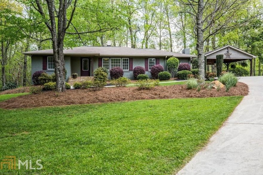 NEW ROOF June 2020. One of a kind, beautifully maintained, brick ranch on over an acre. This home is perfectly landscaped and leads to your private fire pit overlooking a creek, and your fenced in private backyard. Step inside to a tongue and groove detailed addition in the living room. An oversized master suite with double sinks and plenty of storage. Custom cabinetry with updated appliances in the kitchen. Make your way downstairs to a bonus room, tons of storage, work benches and a boat door. An additional 10 acres is for sale and has road frontage on Corinth Poseyville with a gate - the possibilities are endless! Virtual 360 Tour is available!