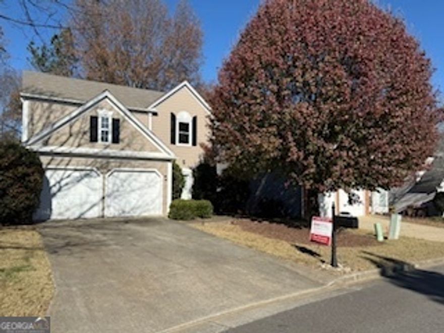 Come see this beautiful home in the desirable Fairmont subdivision. Walk into an open floor plan home with a large family room and fireplace. Wood floors throughout the main level. Kitchen has granite counter tops, breakfast area that's is open to the dining room.  The private back patio is fenced and is great for entertaining.  Upstairs offers 3 specious bedrooms and two full baths. Newer carpet and tiled bathroom floors.   All in an active swim/tennis community in a top school district.