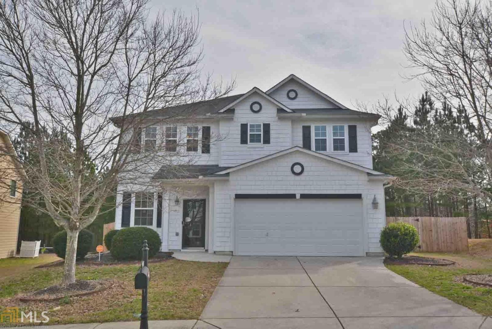 Gorgeous 3BR/2.5BA two story home located in the Parks at Cedar Grove. New neutral interior two tone paint and new carpet. Formal living room off entry opens to staircase, family room,& dining area. Kitchen showcases stainless steel appliances, pantry, center island, and granite counter tops. Second floor includes bedrooms, loft, and bathrooms. Master bedroom offers tray ceiling, walk in closet, and en-suite bathroom with soaking tub, separate shower, and water closet. Rear sliding door opens to private fenced grass backyard. Perfect spot for your next BBQ!