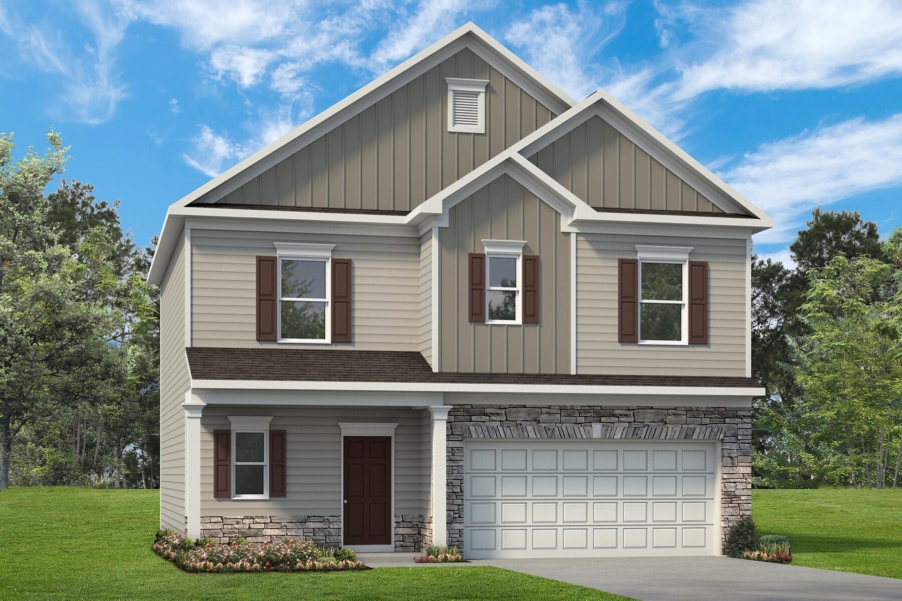 Move in Ready November 2023! The Benson II plan in Emerald Oaks Estates by Smith Douglas Homes. This beautifully designed plan offers an impressive light filled entry that leads to a connected living-dining kitchen layout that spans the entire width of the home. Its well-designed kitchen with its upgraded cabinets, stainless appliances and granite counters helps to minimize clutter along with an easily accessible walk-in corner pantry. The side patio is ideal for enjoying some outdoor relaxation. Upstairs you'll find the Owners suite complete with a Garden tub, separate tiled shower, two generous guest bedrooms, a laundry room, loft and spacious closets that add to an amazing amount of storage. Additonal windows and nine ft. ceiling heights make this a light and airy home. Photos are representative of plan not of actual home being built. Ask about our incentives with use of preferred lender! Emerald Oaks is just six miles north of downtown Rome. Residents will have access to the highly rated Armuchee school system. Come tour our decorated model!!!!