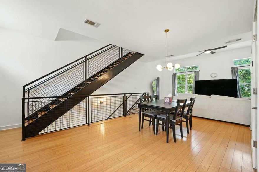 BRAND NEW ROOF 2025!!!  Welcome to your stylish in-town loft, a contemporary oasis that perfectly blends modern architecture with convenience and comfort. This FEE SIMPLE TOWNHOUSE is in a prime location with walkability to shopping, the Beltline, restaurants, and easy access to interstates. As you step inside, you'll be greeted by a unique combination of concrete, tile, and hardwood floors, along with stone countertops that create a sleek and industrial-chic aesthetic. The loft's design features vaulted ceilings and an open floor plan that add an air of spaciousness. Natural lighting and contemporary light fixtures flood the space, enhancing the ambiance and highlighting the beautiful architecture. The owner's suite includes a spacious walk-in closet, providing ample storage space. One of the loft's standout features is its private backyard oasis and fenced yard. It's the perfect spot to unwind and enjoy outdoor gatherings with friends and family. The loft includes a garage, and plenty of parking. This in-town loft is the epitome of city living, combining convenience, style, and functionality in one remarkable package. THIS HOME QUALIFIES FOR 5.875% INTEREST RATE AND UP TO $12,500 DOWN PAYMENT ASSISTANCE!