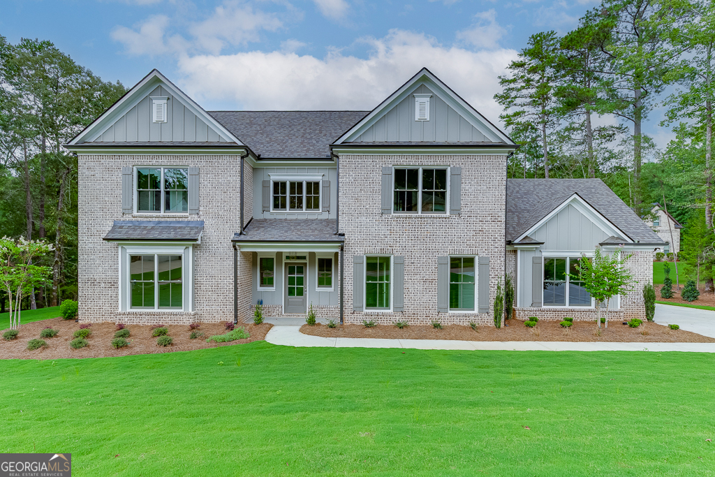 Welcome to The Creek, new construction by Heritage Group Homes. This 3 bedroom/3.5 bath floorplan is located in desirable SWIM/TENNIS/GOLF community, Lane Creek Plantation. This home awards you all the luxurious upgrades including an extensive trim package, accent walls, durable LVP flooring, 4-sides brick, 2-car fully finished garage, stunning lighting & plumbing fixture package and more. The spacious Gourmet Kitchen w/oversized prep island is complete with upgraded quartz countertops, farmhouse sink overlooking backyard, stainless steel appliances, tile backsplash, and walk in pantry. The kitchen overlooks the open Dining Room to a lovely Family Room, including brick fireplace w/cedar mantle and built in, connecting to the gorgeous light-filled Sunroom, all leading to the covered back patio with outdoor fireplace. The main floor also features a spacious study and a separate, tucked away hall office space off the mudroom. Upstairs, the Owner's Suite boasts beautiful natural light, tray ceilings & a luxurious bath with tile super shower, quartz countertops, dual vanities & large walk-in closet. Two additional bedrooms and baths, a large laundry room, plus a loft with reading bench and bookcases complete the second floor. Enjoy your new home in the highly sought-after North Oconee Schools District. (Lot 108C) Incentives available with Preferred Lender. Under Construction, Estimated Completion AUGUST 2025.