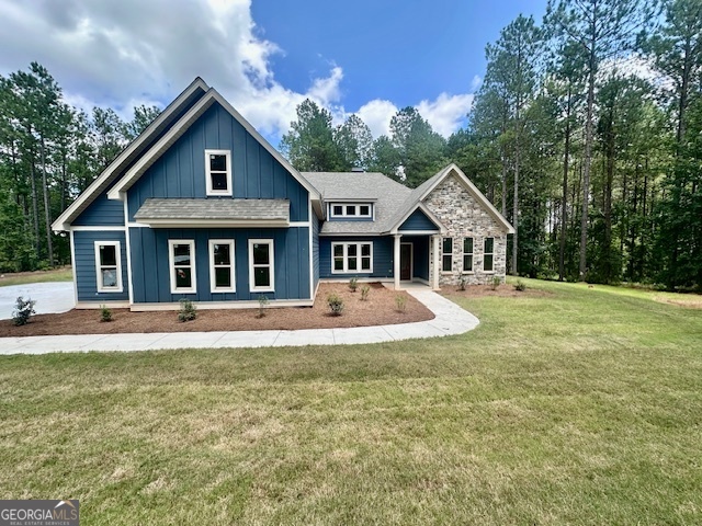 2+ ACRES IN ROSEMONT SCHOOL ZONE! The all new Bennington Plan is one to be seen! As you enter into the foyer you will find the Dining Room, which offers an open flow to Foyer/Family Room/Kitchen. The Family Room boasts trey ceiling and wood-burning fireplace featuring brick or stone hearth. This plan features an open Kitchen w/tasteful cabinetry design, granite or quartz counters, tile backsplash, and stainless appliances. The Owner's Suite is nicely sized and offers a luxurious tiled bathroom with garden tub, separate tiled shower, and double vanity. One feature that is included by demand is easy access from the Owner's Suite to the Laundry Room. Two guest rooms on the main level share a hallway bath. The third guest room on the main offers a private bathroom. Upstairs, you'll find a fifth bedroom and fourth bathroom! You are bound to appreciate the Mohawk Revwood flooring throughout much of the home, smooth ceilings throughout, and designer touches! This home will be equipped with a SMARTHOME TECHNOLOGY PACKAGE at no added cost to purchaser; this package makes living easy! FOAM INSULATED ATTIC, total electric construction, and fiber cement siding! When using one of the builder's preferred lenders receive closing costs assistance of $6,000!
