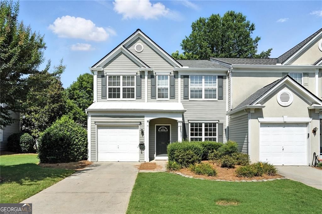 Located just minutes from GA-400, North Point Mall, Downtown Roswell, Alpharetta, and the Big Creek Greenway, this light and bright end-unit townhouse offers unparalleled comfort and convenience - *Perfect proximity between Historic Roswell & DT Alpharetta* Enjoy the Newly renovated kitchen with Soft close white cabinets, granite counters, and New Stainless-Steel Appliances! New LVP flooring thru out the Main Level, Fresh Paint thru-out and NEW ROOF! The open concept living space is perfect for modern living, featuring a spacious living and dining area ideal for entertaining. Adjacent to the kitchen is a cozy family room with a fireplace, making it the perfect spot for relaxation. Step outside to the patio with gas grille. Upstairs, retreat to the primary suite with a walk-in closet, and large bathroom with double vanity, sep shower and soaking tub. The secondary bedrooms are versatile for sleeping or working from home. The community offers a pool with plenty of lounge chairs, ensuring endless summer fun. HOA fees cover the pool, water, sewer, termite protection, and landscaping, providing peace of mind and low-maintenance living. *NO RENTAL RESTRICTIONS so great property for the savvy investor*