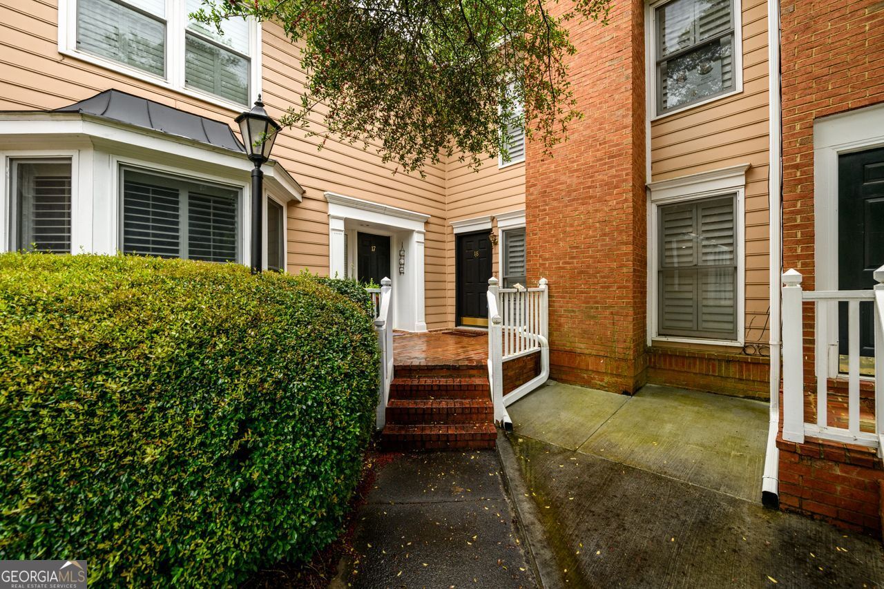Enjoy being minutes from everything Sandy Springs has to offer in The Accolades! A gated townhome community surrounded by shopping, dining and outdoor adventures. Morgan Falls Overlook Park, Big Trees Forest Preserve, Steel Canyon Golf Club and the City Springs complex to name a few. The main level is a hard to find 100% open floor plan. Half bath. The flexibility is endless. The rear deck overlooks private common area. The upper level features two bedrooms with ensuite, full bathrooms. The laundry room is conveniently located in the upper hall along with a generous linen closet. Residents enjoy amenities such as a swimming pool, tennis courts, and a clubhouse. There is no crawling in this crawl space -you can construct a full shed in there. The Seller has done the following -new flooring on main level, replaced front door, installed plantation upstairs and downstairs on front facing windows, replaced toilets in all three bathrooms, replaced Hvac, installed new plumbing in both upper bathrooms, new paint throughout and new flooring on the upper level.