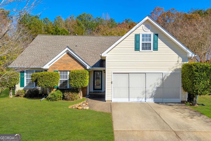 Welcome to your next chapter in Flowery Branch! This charming ranch offers a little more than just four walls-it brings space, comfort, and personality. With four bedrooms and two bathrooms, this home was designed for both relaxed living and entertaining.    Step inside to an open floor plan that effortlessly connects the upgraded kitchen to the dining area and cozy family room. The kitchen shines with granite countertops, tall cabinets, a stylish farm sink, and plenty of prep space-it's ready for everything from cereal to souffles.    The expansive sunroom is a bright, happy place to sip your morning coffee, while a bonus room adds flexibility for an office, playroom, or hobby space if you don't need the fourth bedroom. The primary bedroom features double vanities, a spacious walk-in closet, and a beautifully upgraded shower that might make mornings a little less Monday.    Out back, a fully fenced yard provides room to roam, with a mix of open lawn and wooded privacy. There's even a storage shed and, for a little extra whimsy, a tree house-perfect for kids or adventurous adults. All nestled in a peaceful, friendly neighborhood with no association fees.    Just minutes from Lake Lanier, with easy access to  I-985, shopping, and dining. For outdoor fun, Williams Mill park is nearby.    This home isn't just a place to live-it's a place to be yourself. Come see what makes it special!
